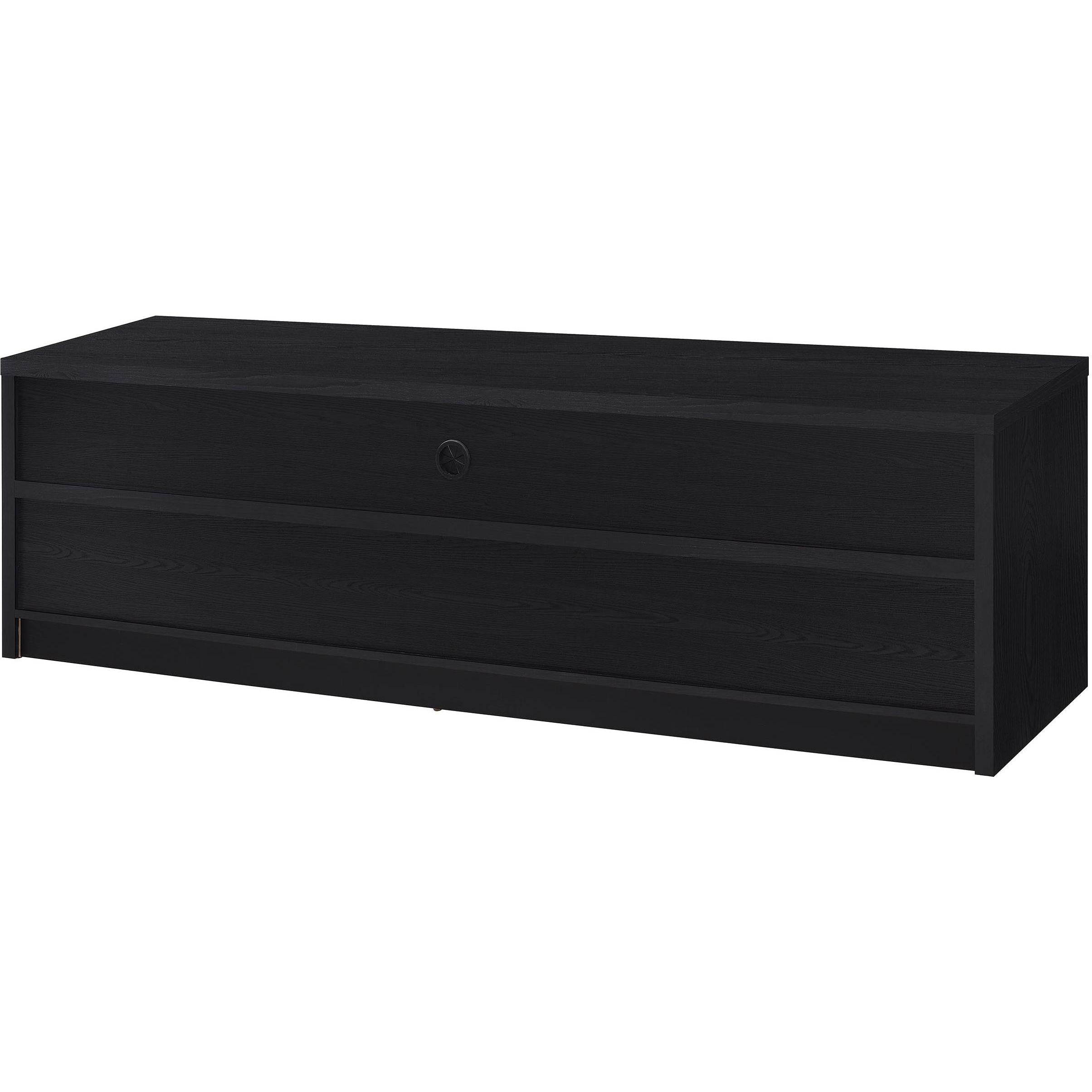  Coaster Furniture Rutland 705803 78-inch 3-drawer TV Stand Media Console - Black IMAGE 8