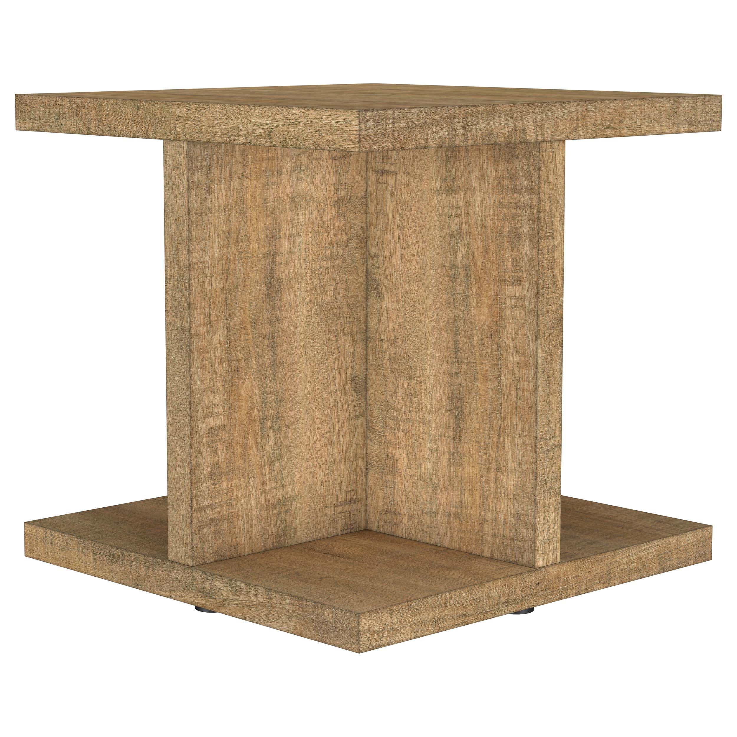  Coaster Furniture Cortona 706177 Square Engineered Wood Side Table - Mango IMAGE 6