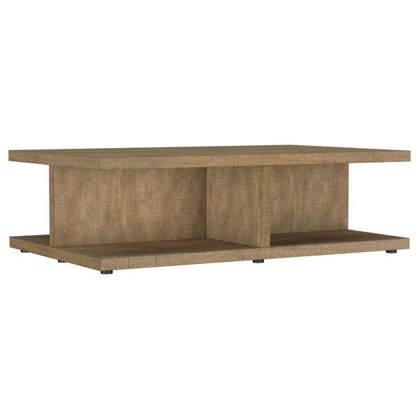 Coaster Furniture Cortona 706178 Square Engineered Wood Coffee Table - Mango