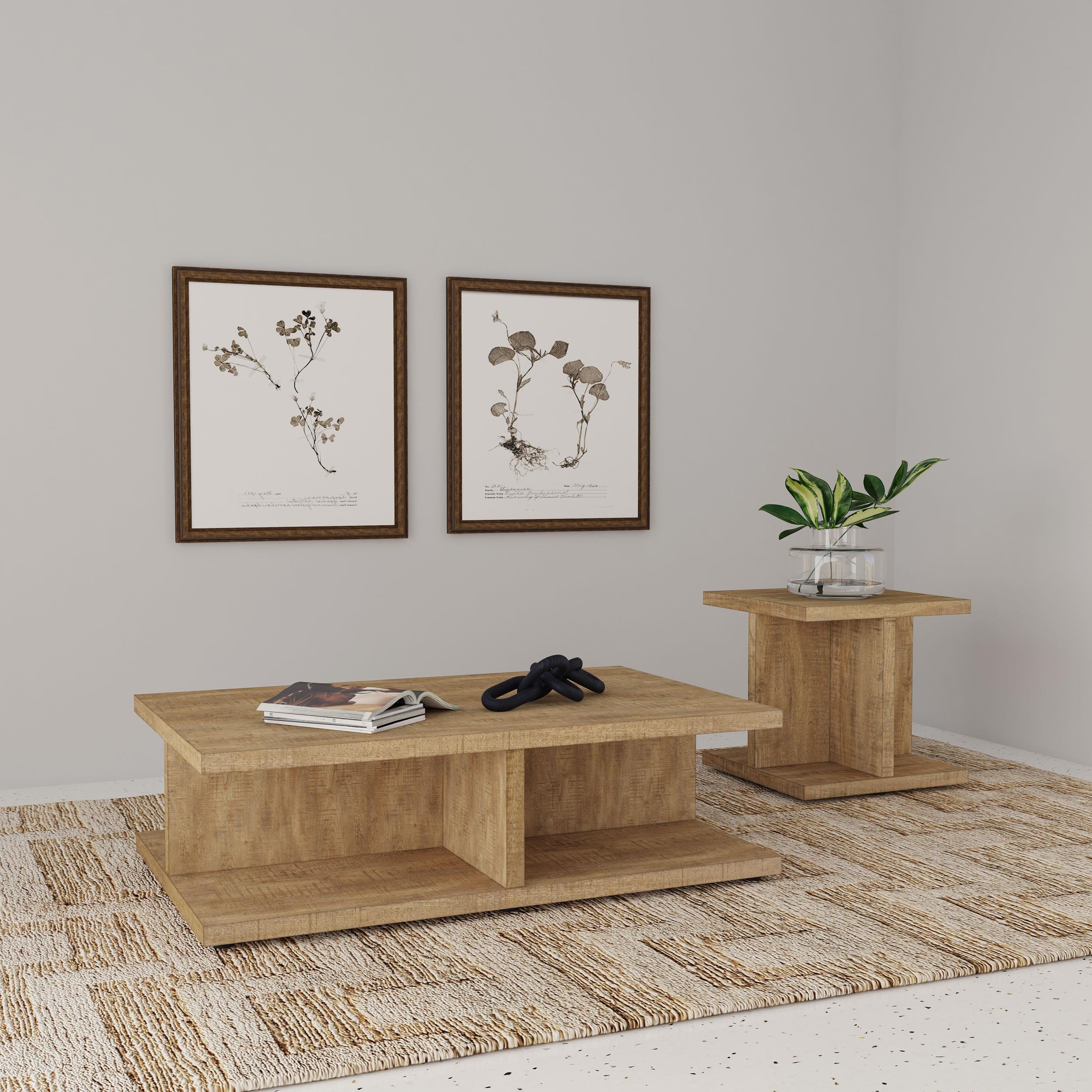  Coaster Furniture Cortona 706178 Square Engineered Wood Coffee Table - Mango IMAGE 8