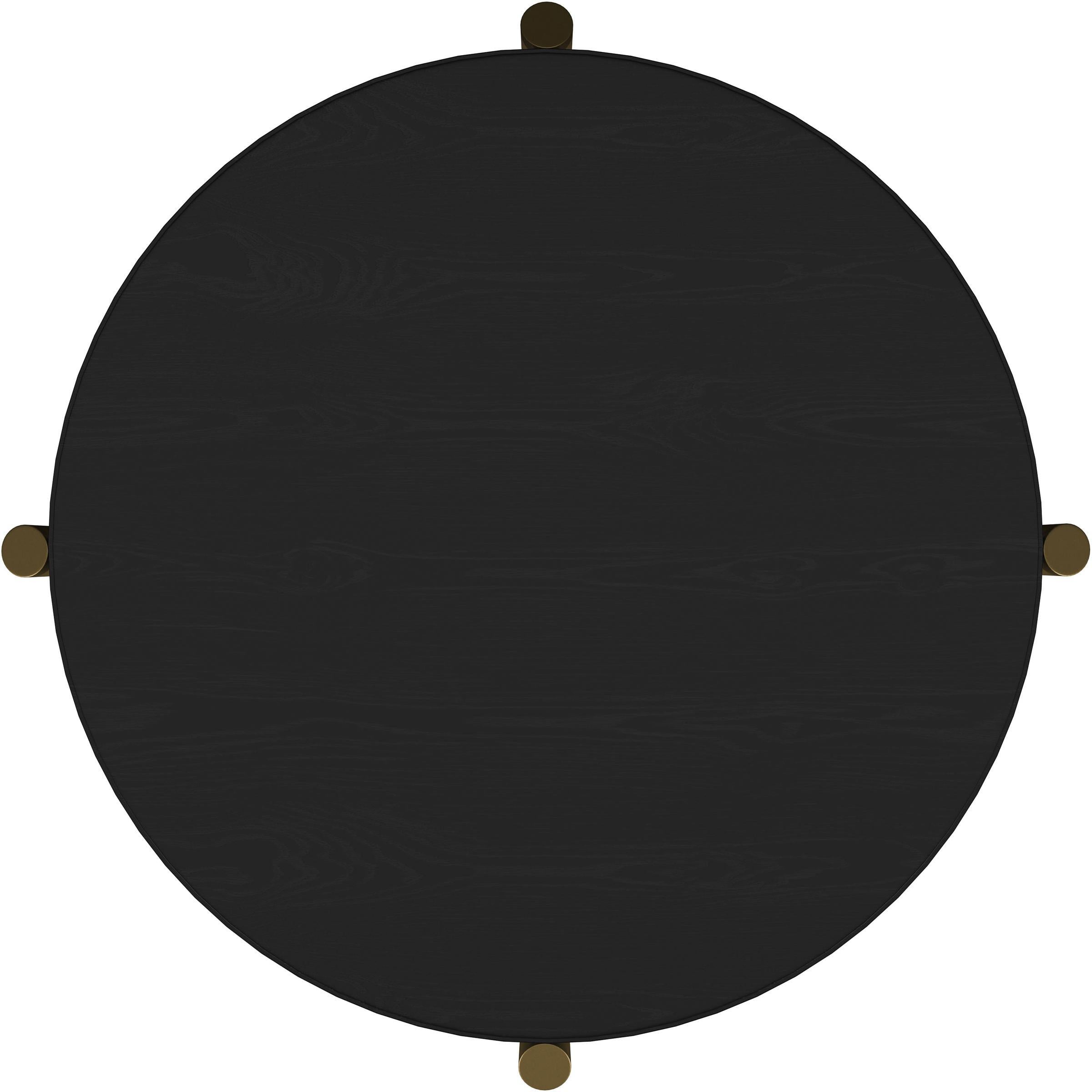  Coaster Furniture Arini 706198-S2 2-piece Round Coffee and End Table Set - Black IMAGE 9