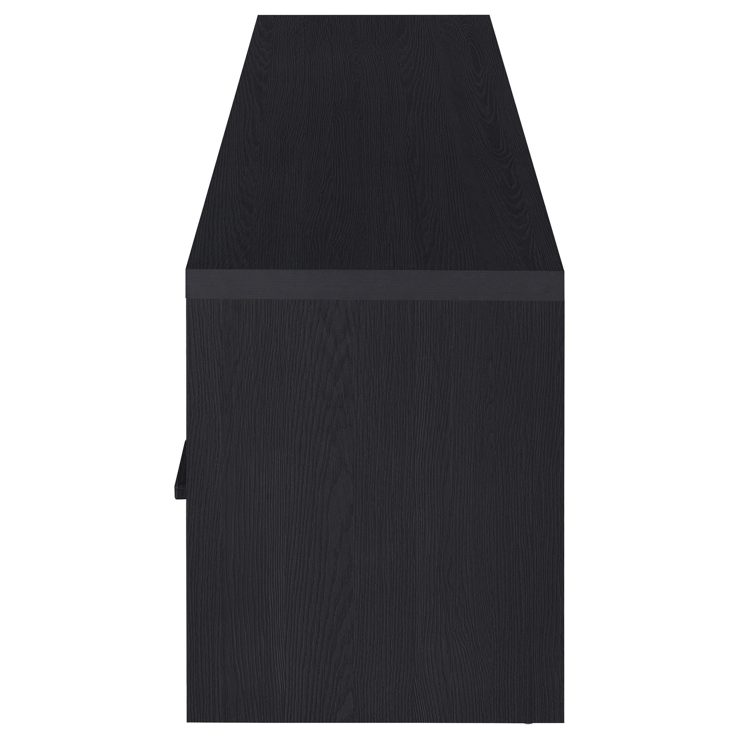  Coaster Furniture Murray 706213 70-inch 2-door TV Stand Media Console - Black IMAGE 7