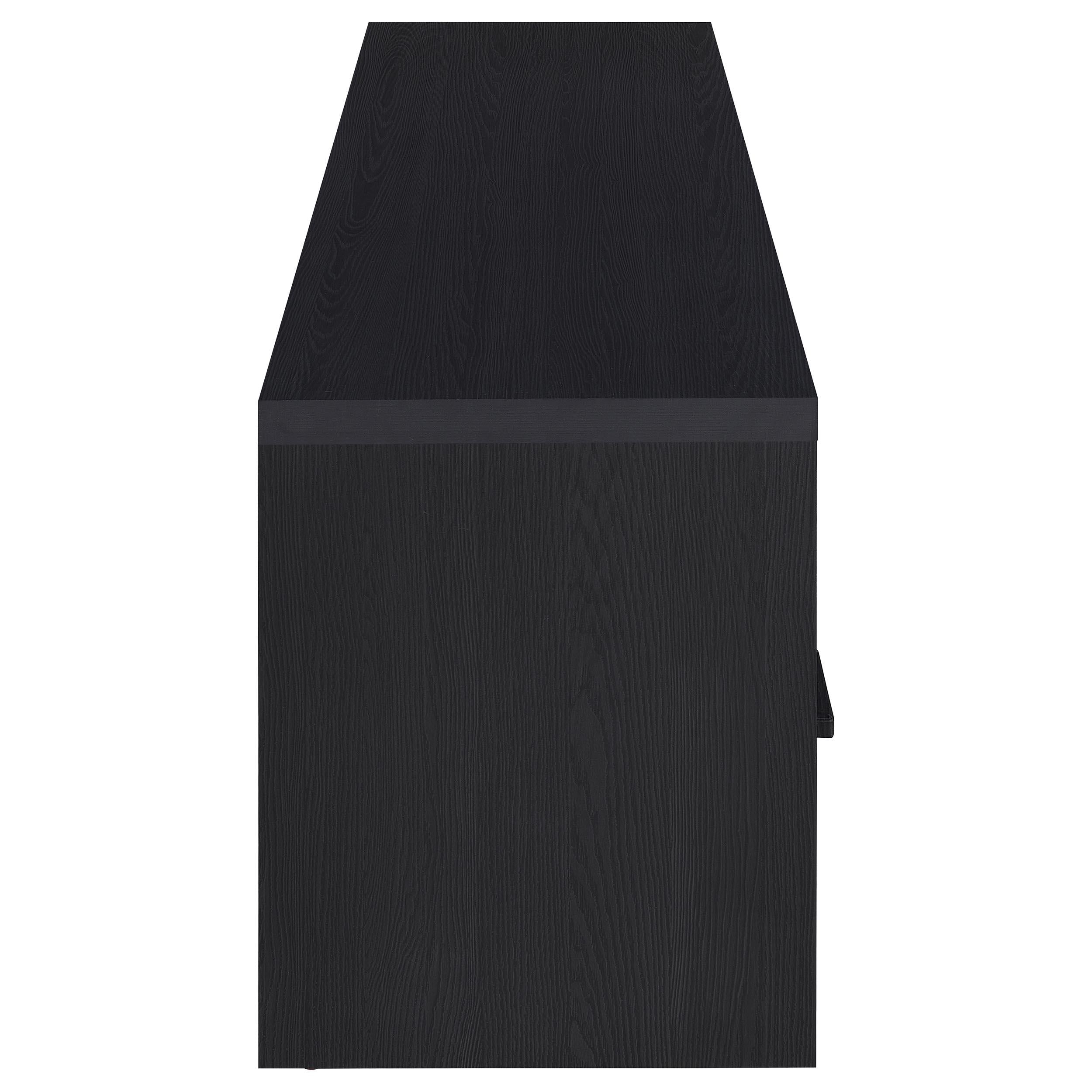  Coaster Furniture Murray 706213 70-inch 2-door TV Stand Media Console - Black IMAGE 8