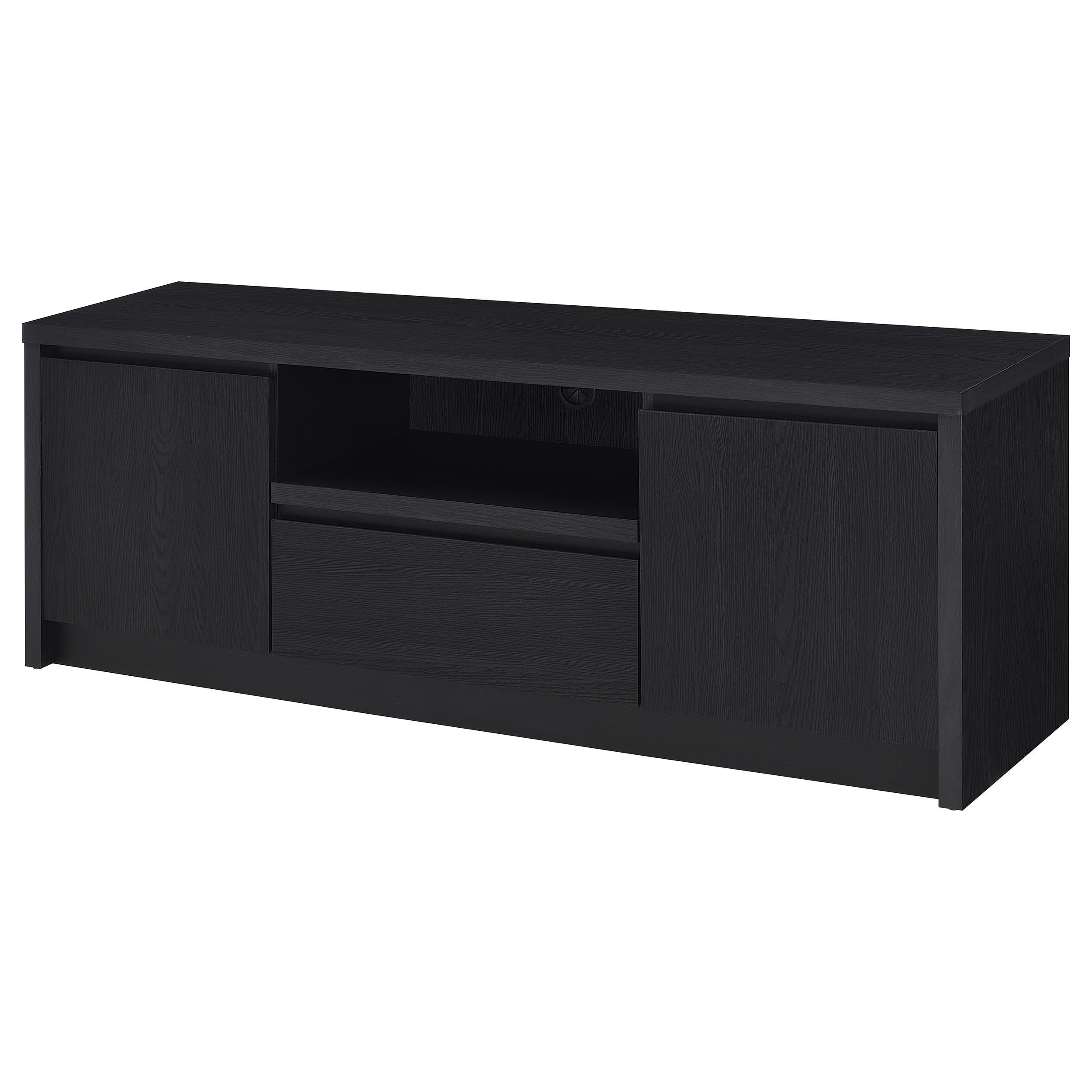  Coaster Furniture Winfield 706222 60-inch 2-door TV Stand Media Console - Black IMAGE 4