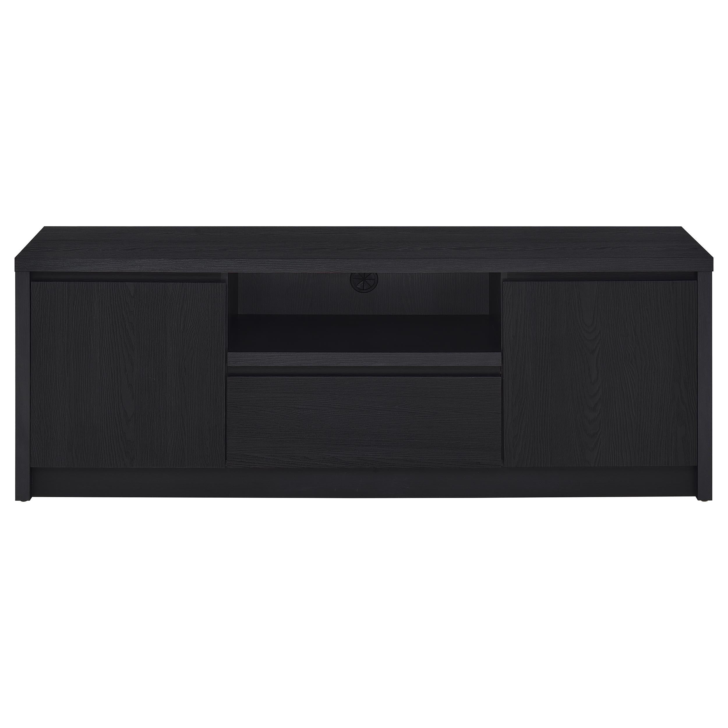  Coaster Furniture Winfield 706222-SET 3-piece Entertainment Center 60-inch TV Stand - Black IMAGE 12