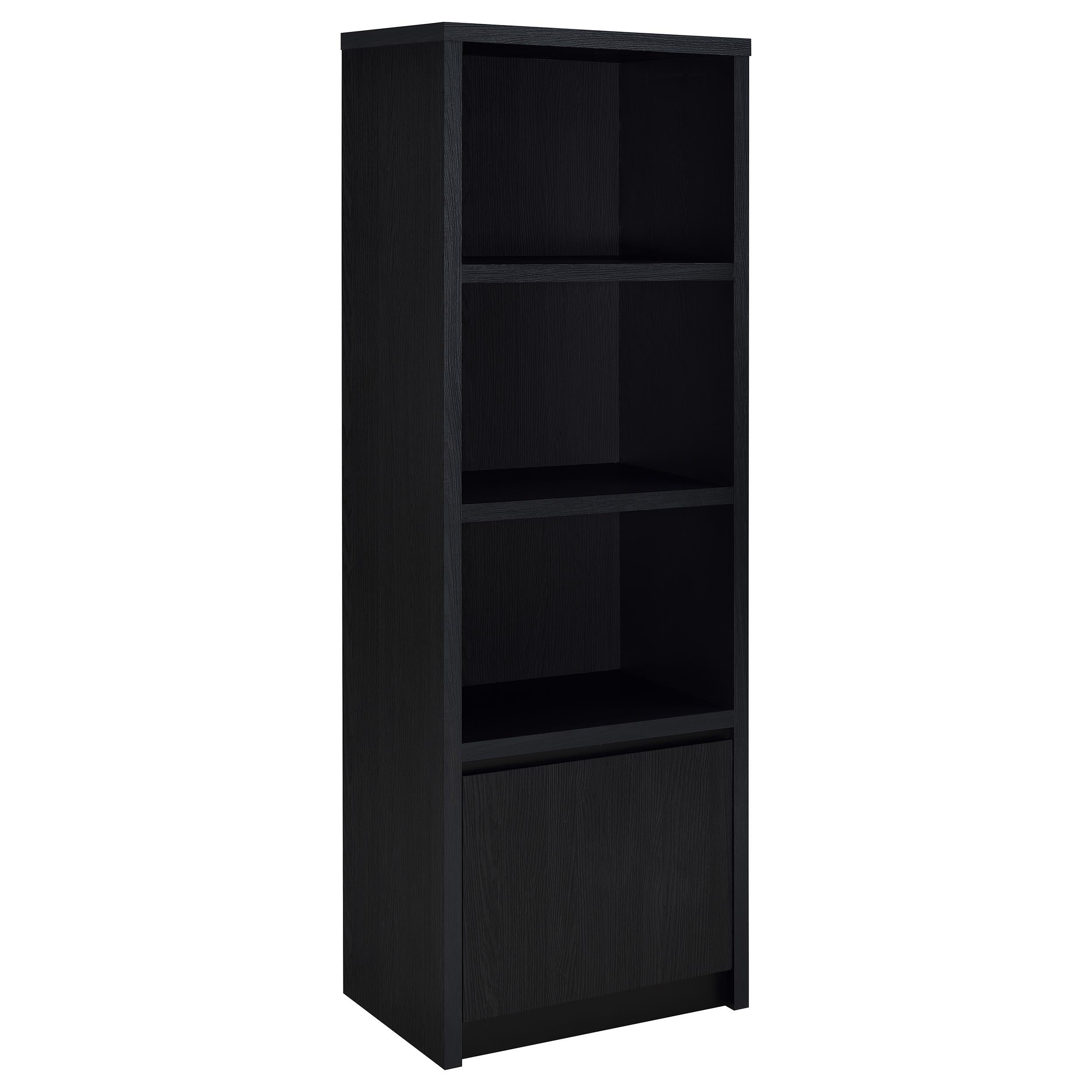  Coaster Furniture Winfield 706222-SET 3-piece Entertainment Center 60-inch TV Stand - Black IMAGE 5