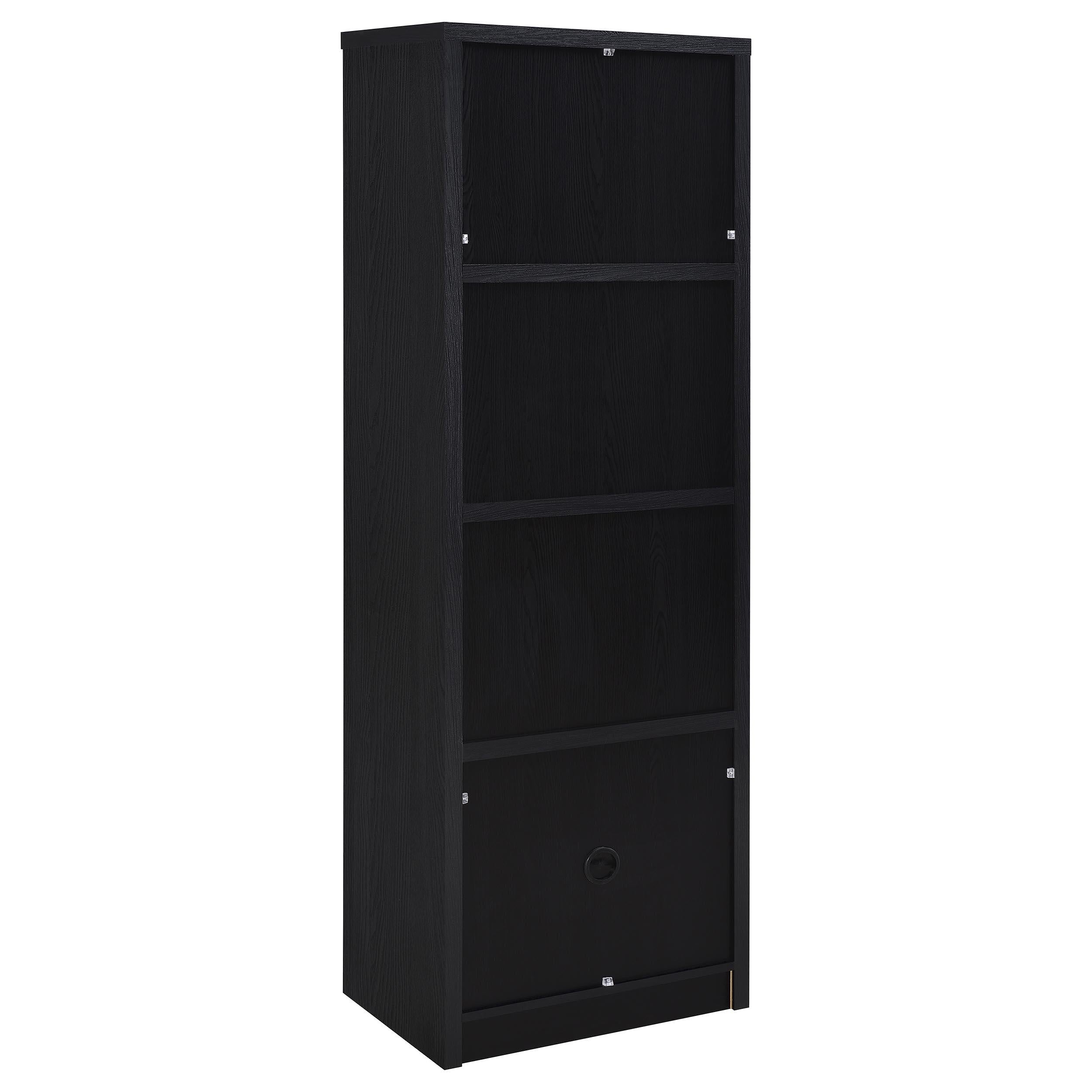  Coaster Furniture Winfield 706223-SET 3-piece Entertainment Center 78-inch TV Stand - Black IMAGE 12
