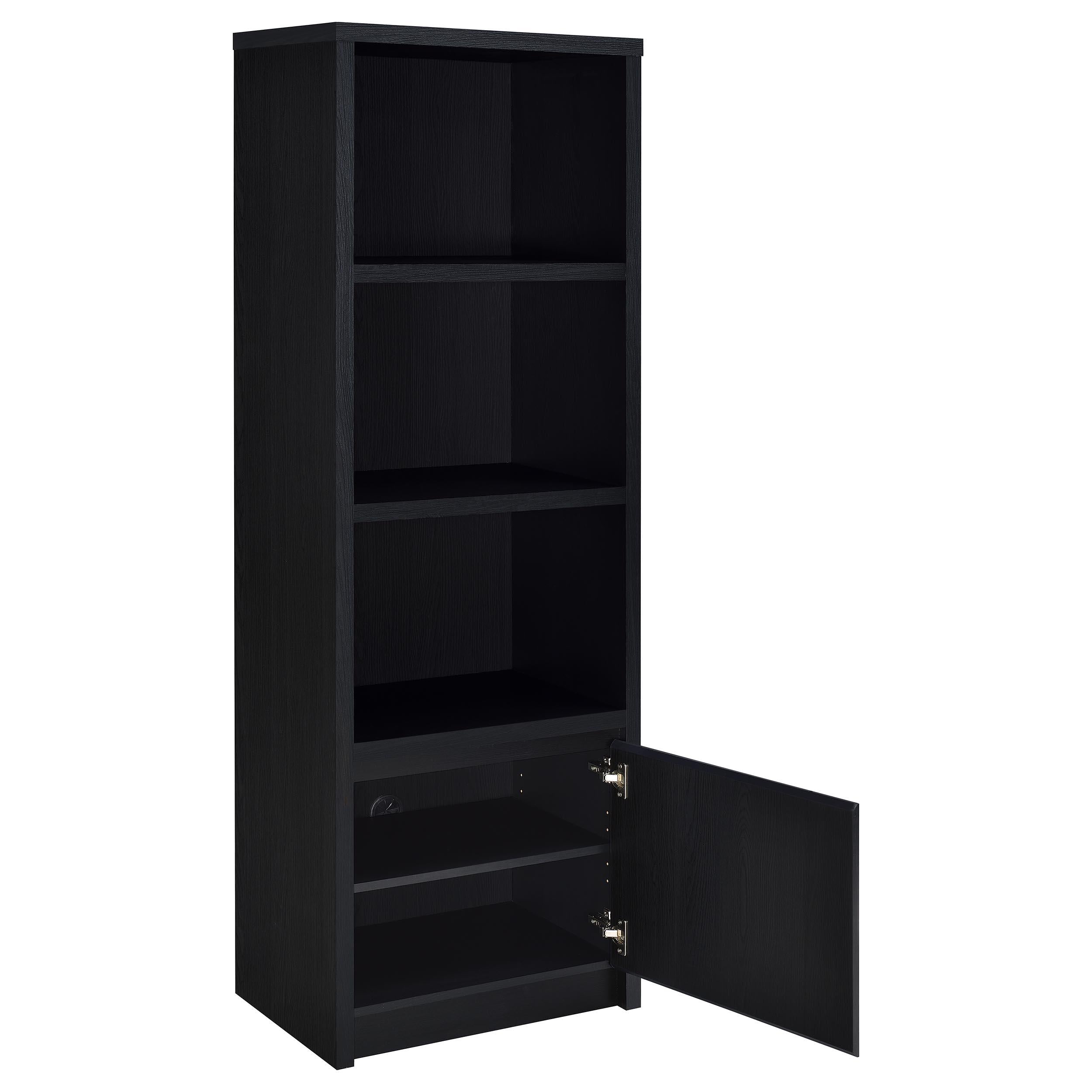  Coaster Furniture Winfield 706223-SET 3-piece Entertainment Center 78-inch TV Stand - Black IMAGE 8