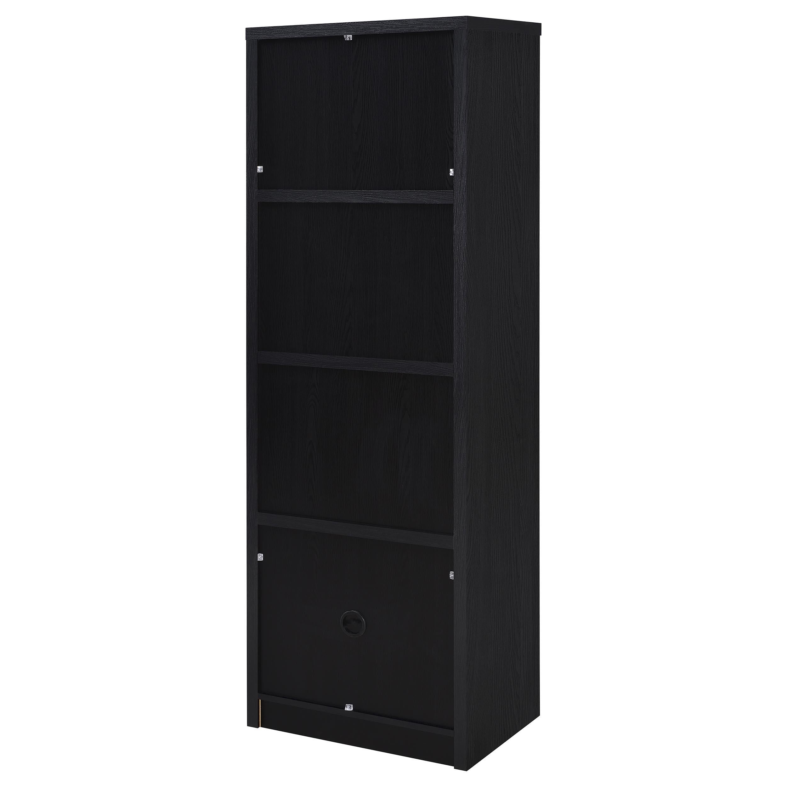  Coaster Furniture Winfield 706224 3-shelf Media Tower Entertainment Pier - Black IMAGE 10