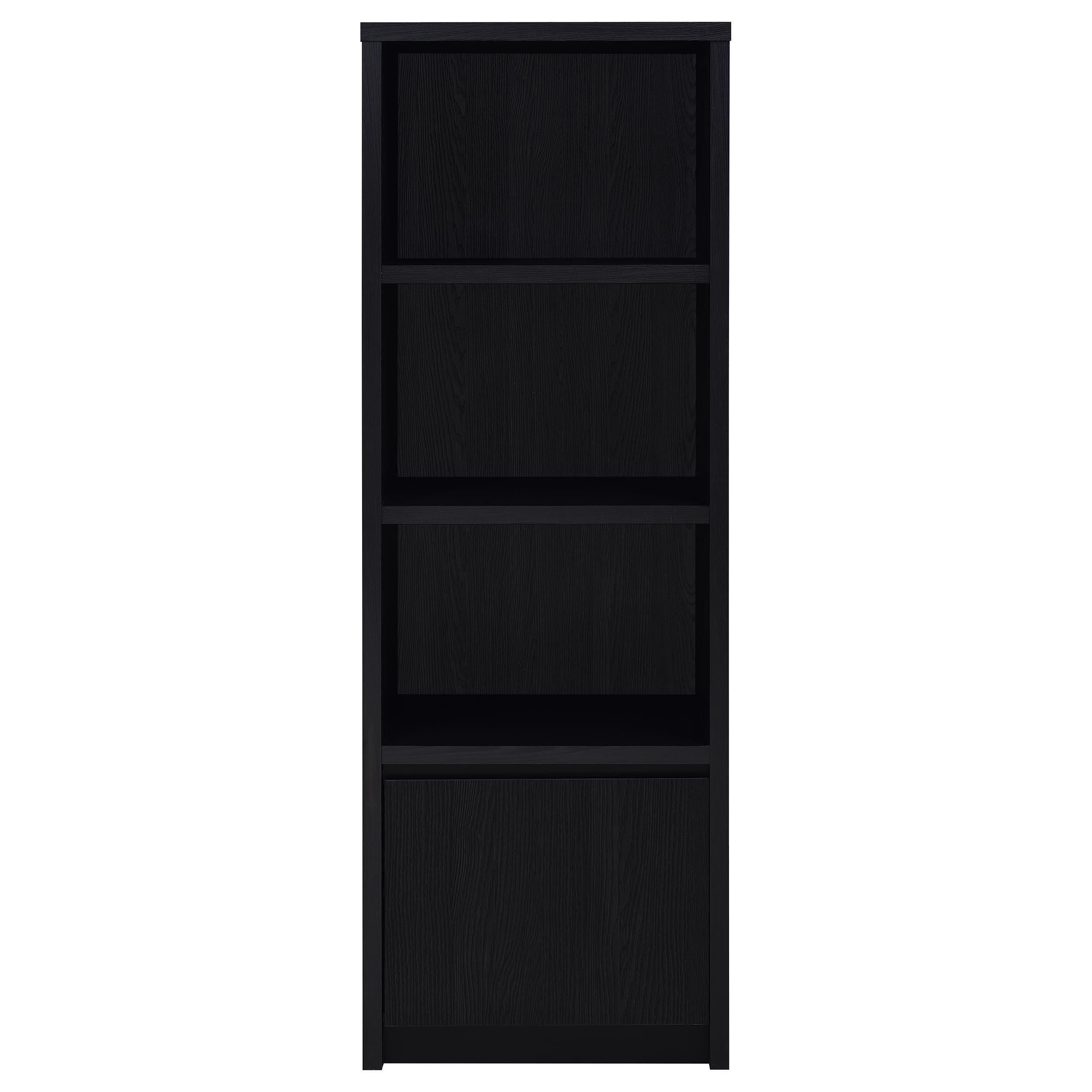  Coaster Furniture Winfield 706224 3-shelf Media Tower Entertainment Pier - Black IMAGE 11