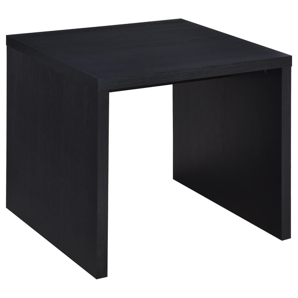 Coaster Furniture Knapp 706227 Engineered Wood Square End Table - Black