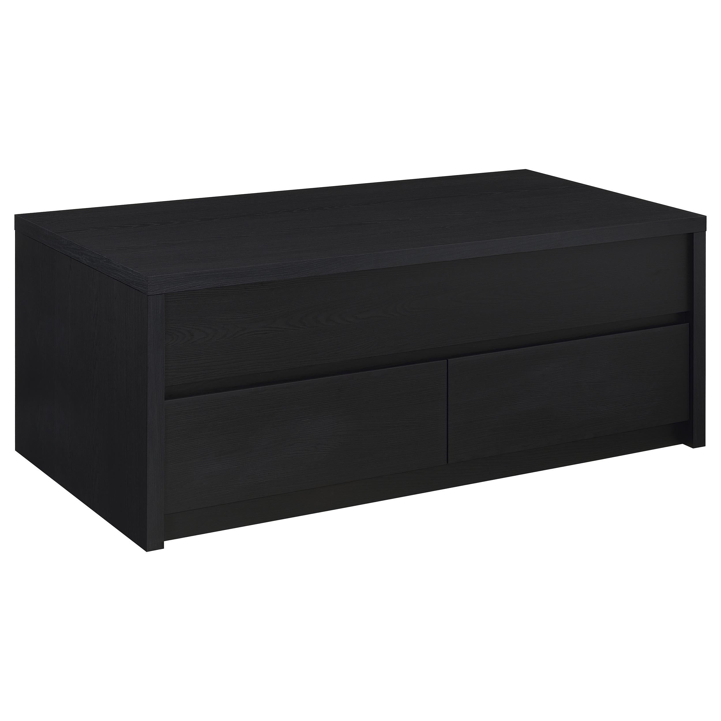  Coaster Furniture Knapp 706228-S3 3-piece Lift Top Coffee Table Set - Black IMAGE 6