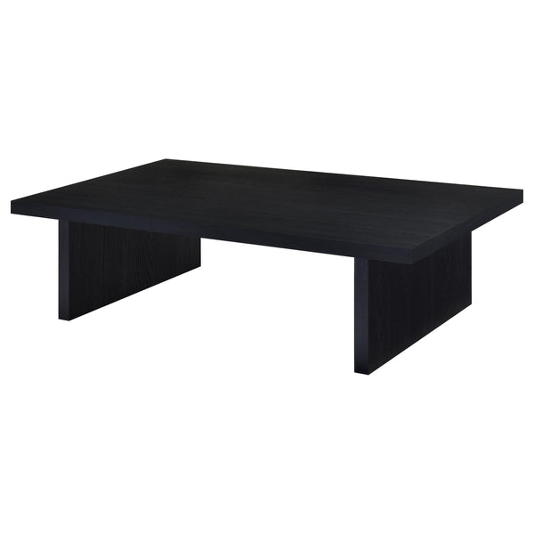 Coaster Furniture Max 706278 Rectangular Engineered Laminate Coffee Table - Black