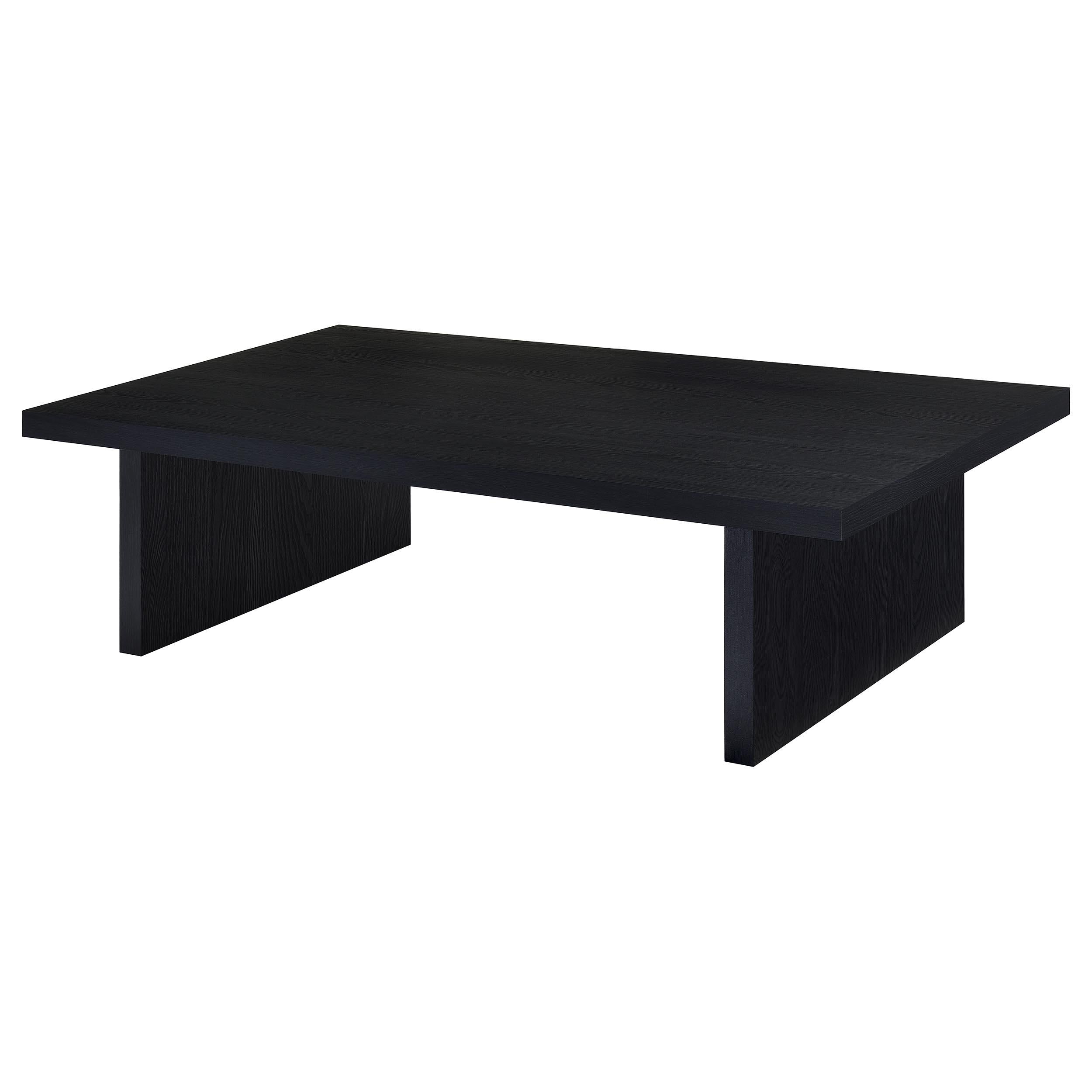  Coaster Furniture Max 706278-S3 3-piece Rectangular Coffee and End Table Set - Black IMAGE 9