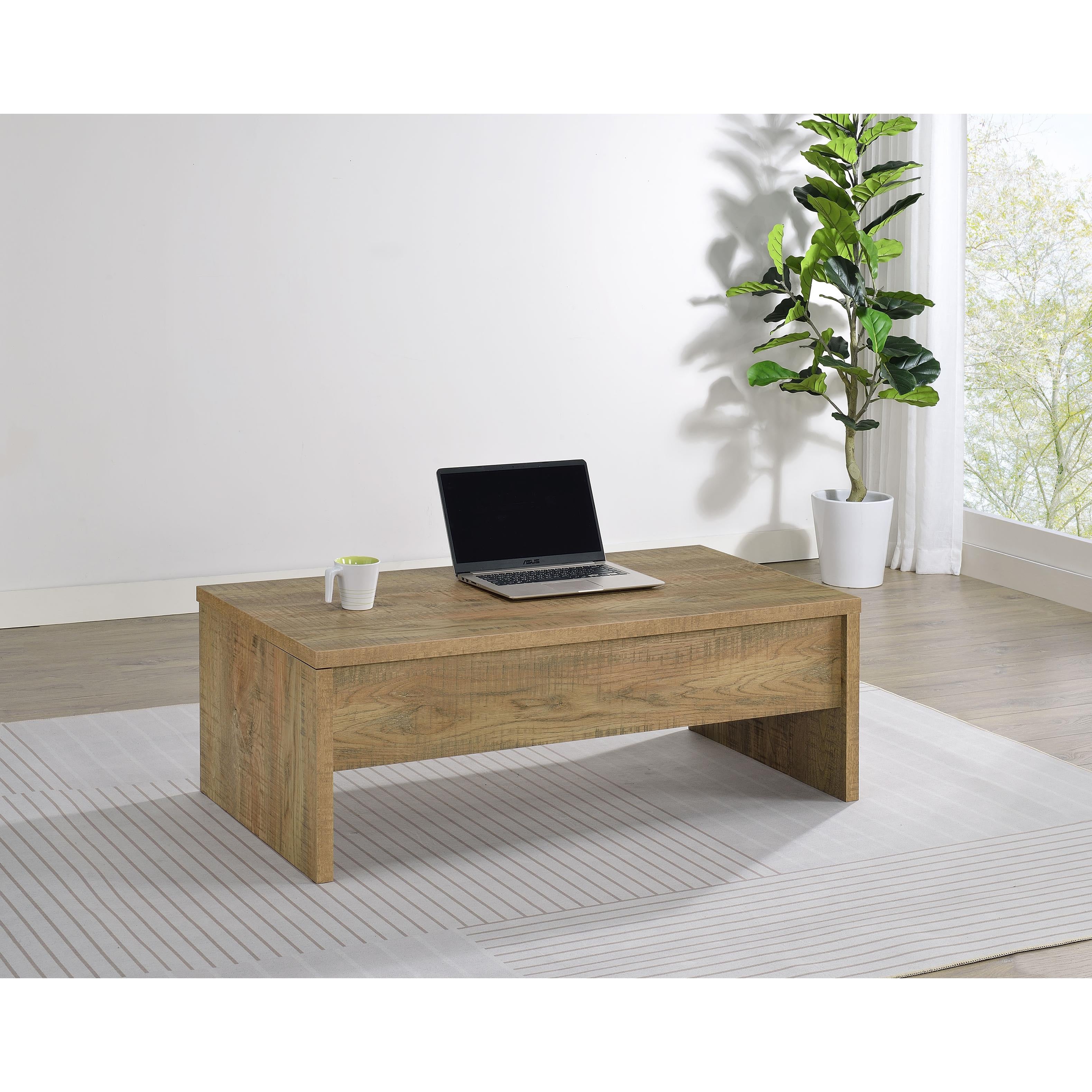  Coaster Furniture Canoga 706358 Engineered Wood Lift Top Coffee Table - Mango IMAGE 8