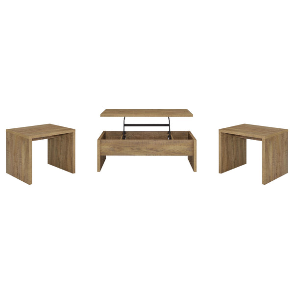 Coaster Furniture Canoga 706358-S3 3-piece Lift Top Cocktail Coffee Table Set - Mango