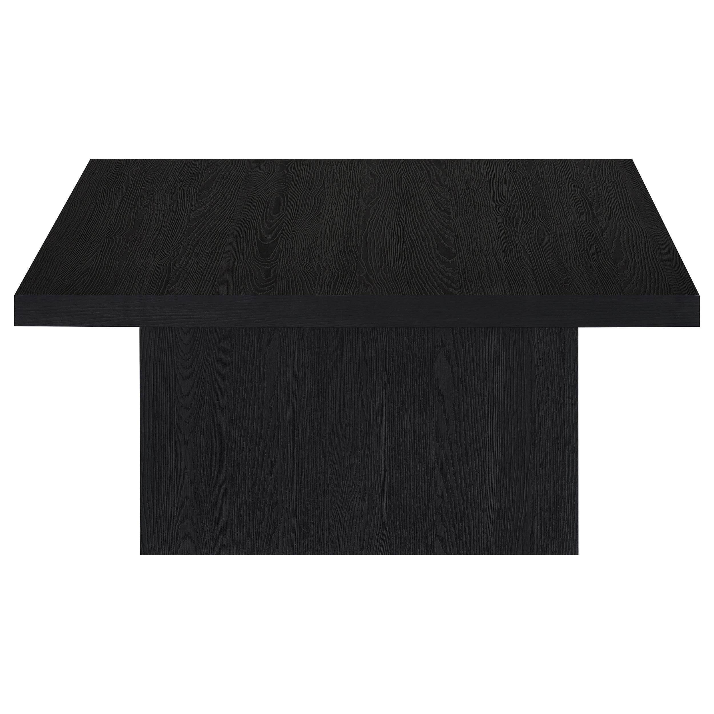  Coaster Furniture Devar 706408-S2 2-piece Square Cocktail Coffee End Table Set - Black IMAGE 10