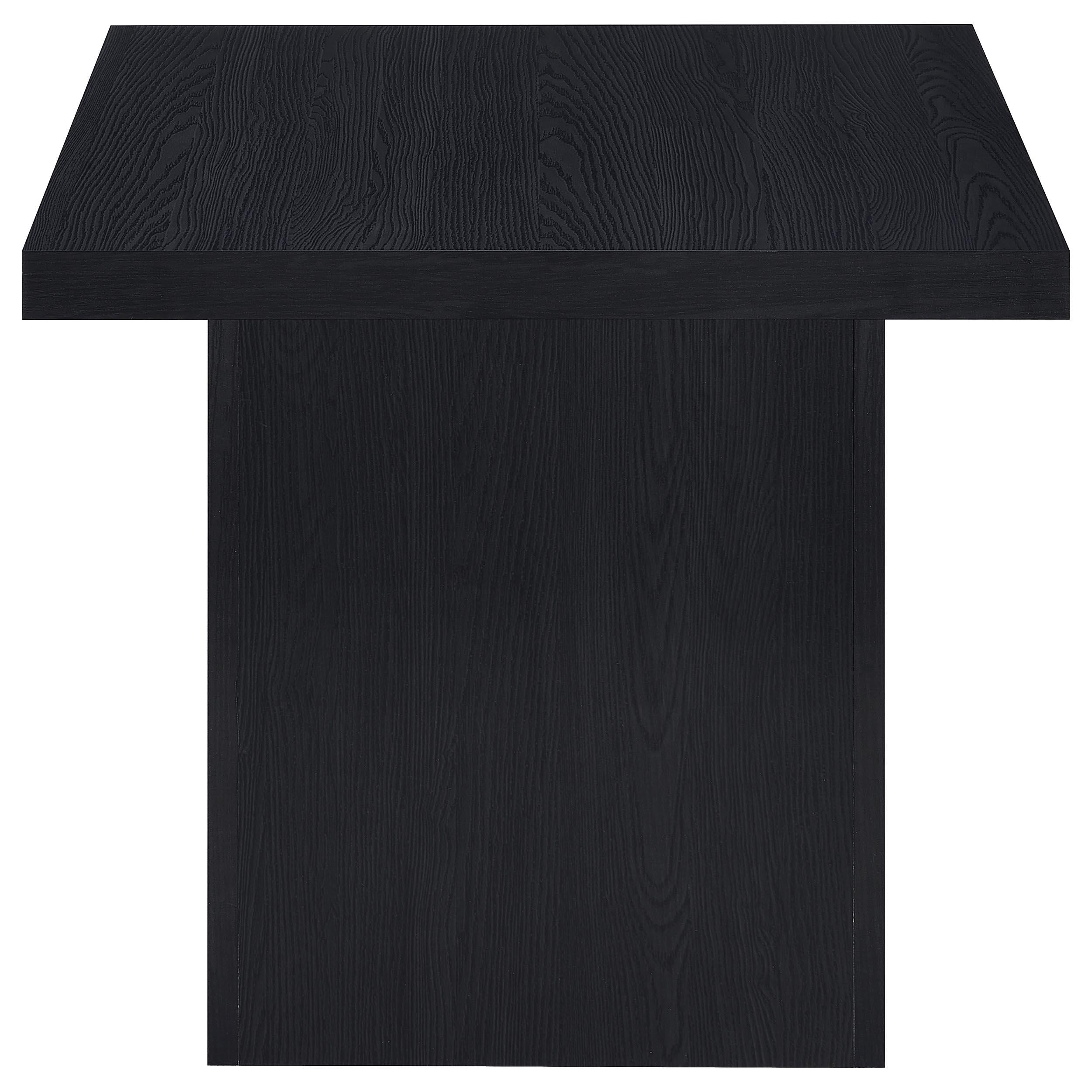  Coaster Furniture Devar 706408-S2 2-piece Square Cocktail Coffee End Table Set - Black IMAGE 3