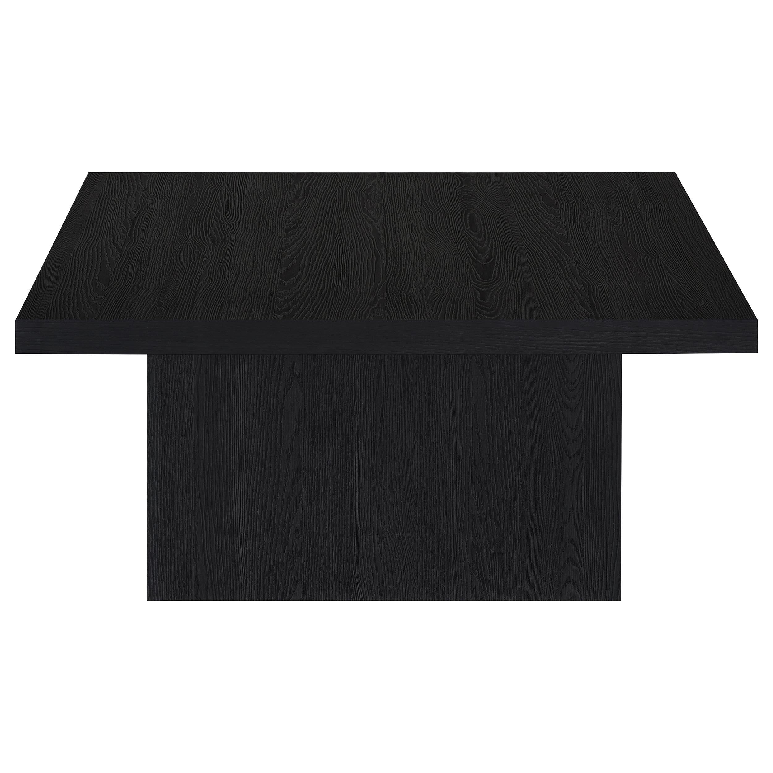  Coaster Furniture Devar 706408-S3 3-piece Square Cocktail Coffee End Table Set - Black IMAGE 6