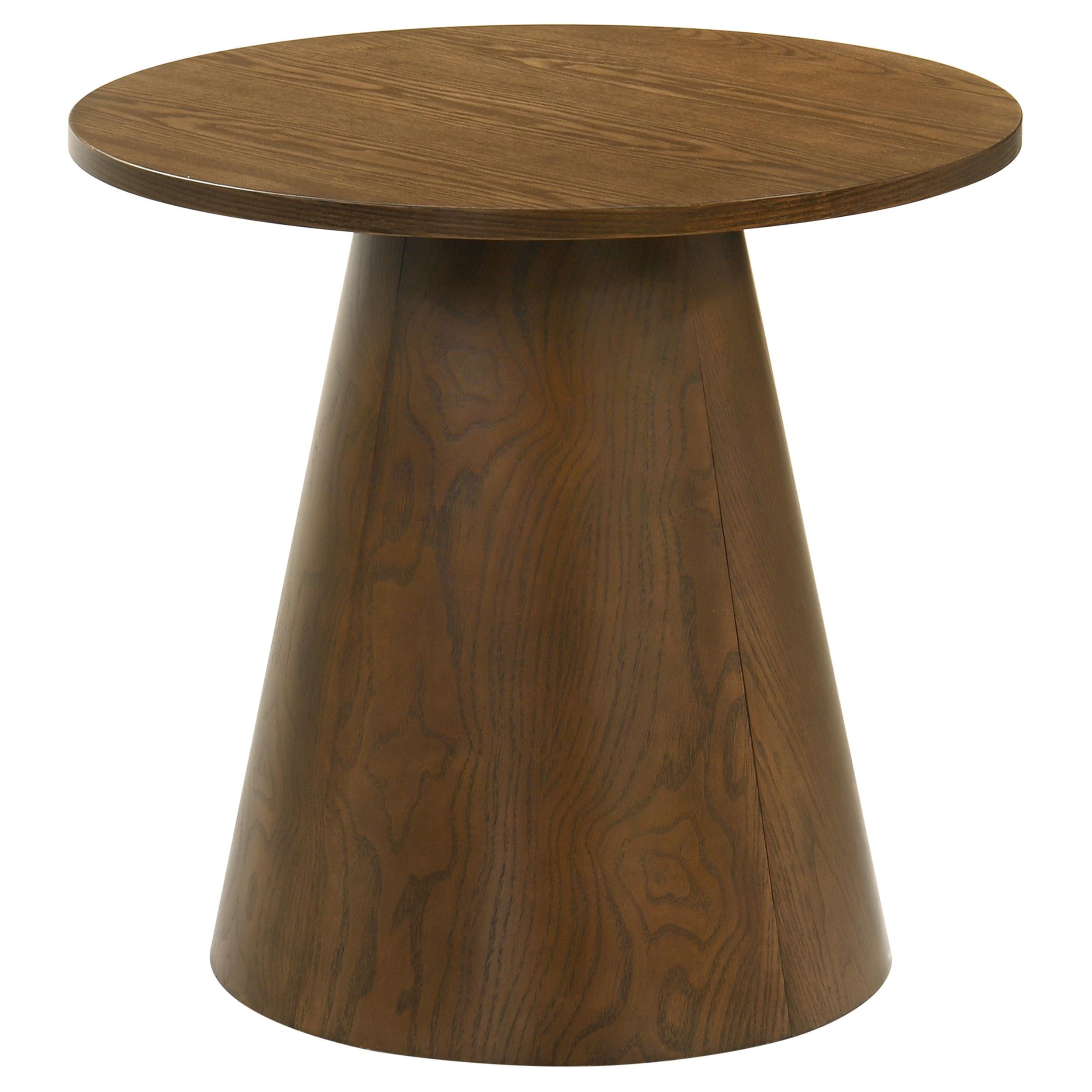  Coaster Furniture Franklin 706438-S2 2-piece Round Pedestal Coffee Table Set - Dark Brown IMAGE 7