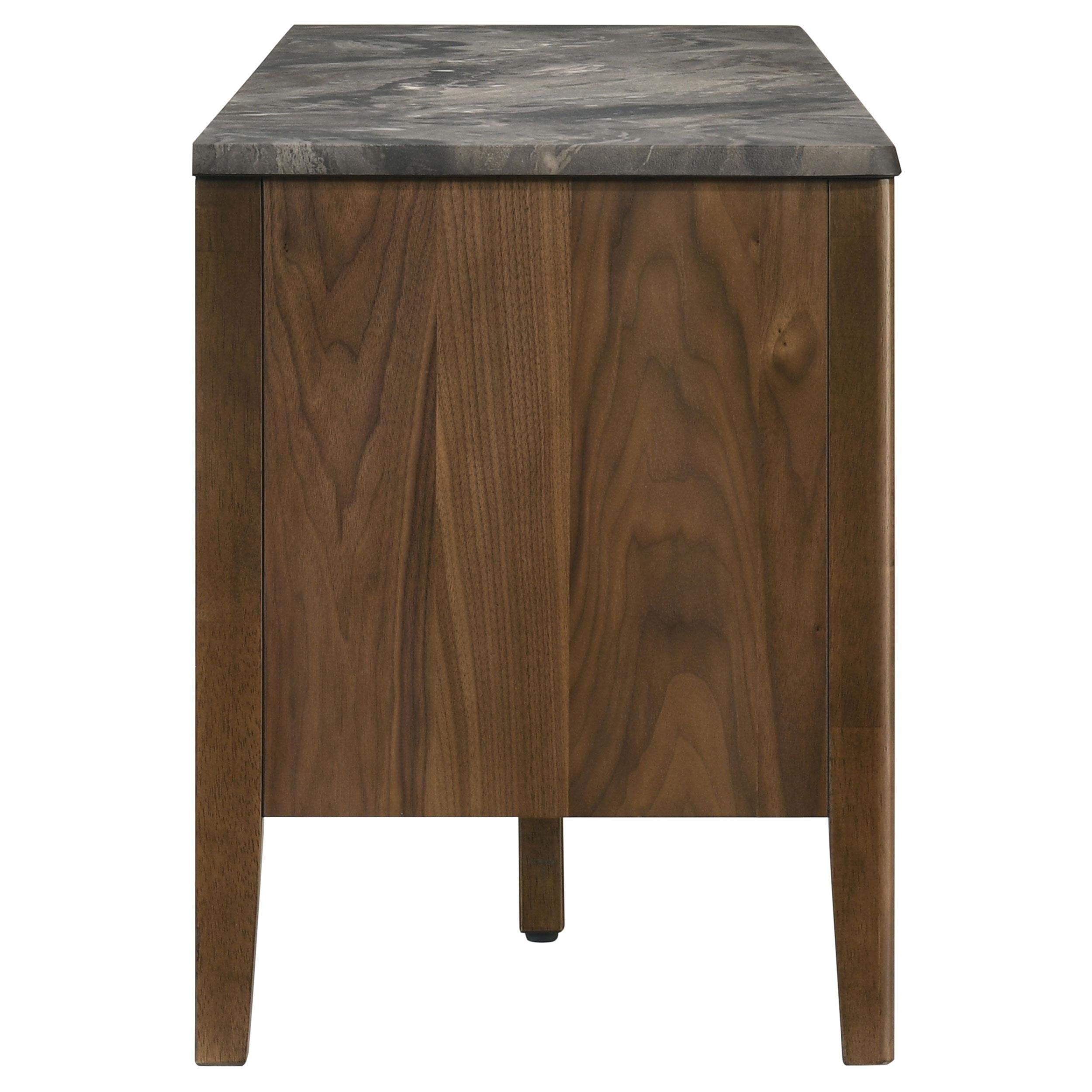  Coaster Furniture Bradley 706452 63-inch 2-Door SmartTop TV Stand Smokey and Brown - Smokey Grey/Brown IMAGE 14