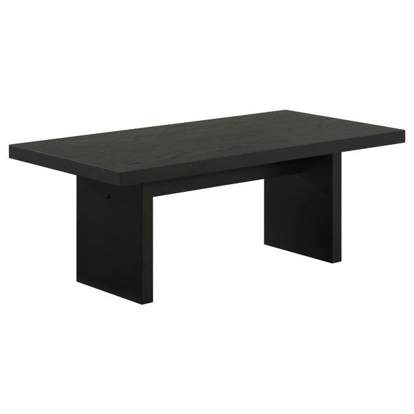 Coaster Furniture Decker 706478 47-Inch Rectangular Coffee Table - Black