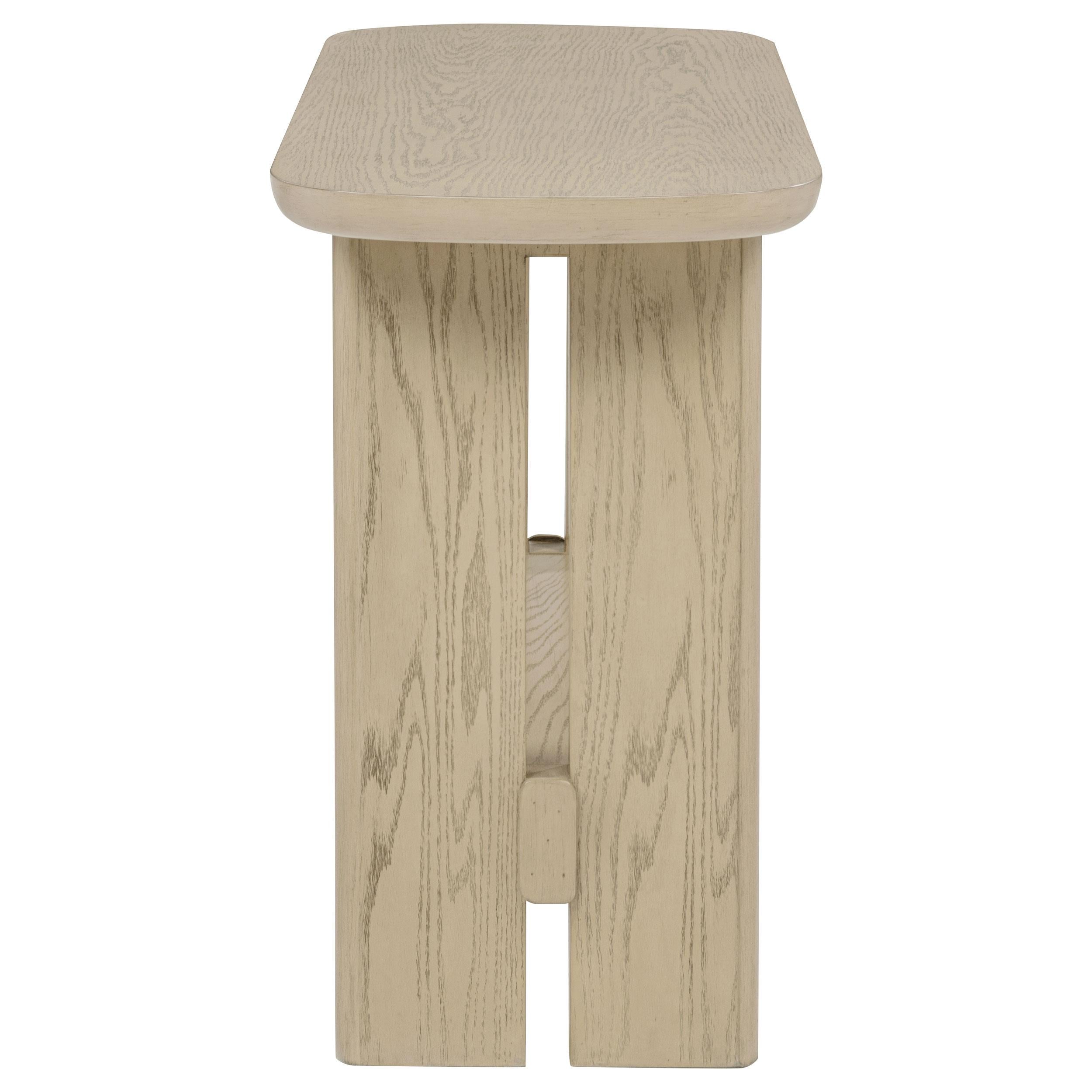  Coaster Furniture Kailani 706589 Coastal Sofa Console Table with Shelf - Beige Oak IMAGE 4