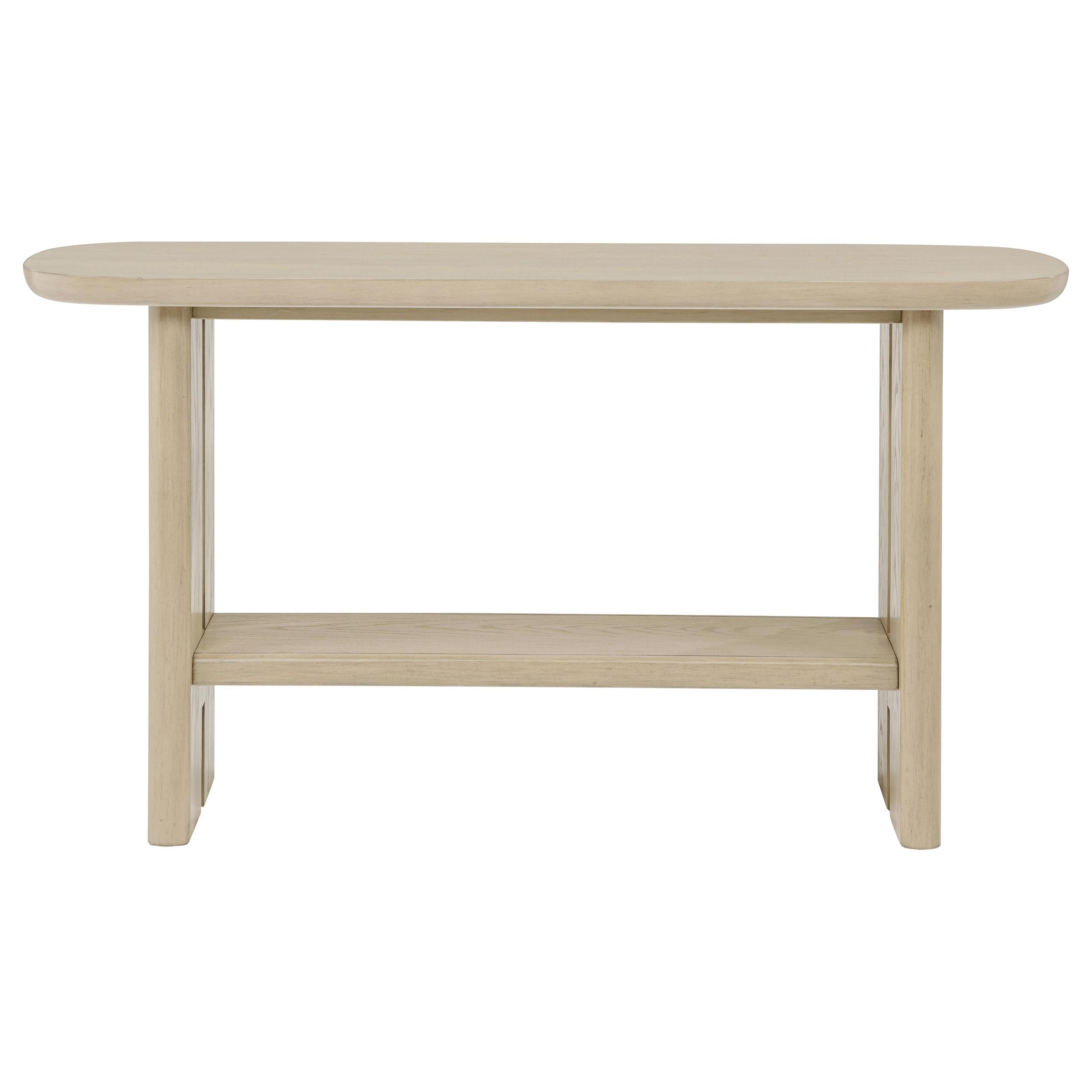  Coaster Furniture Kailani 706589 Coastal Sofa Console Table with Shelf - Beige Oak IMAGE 6