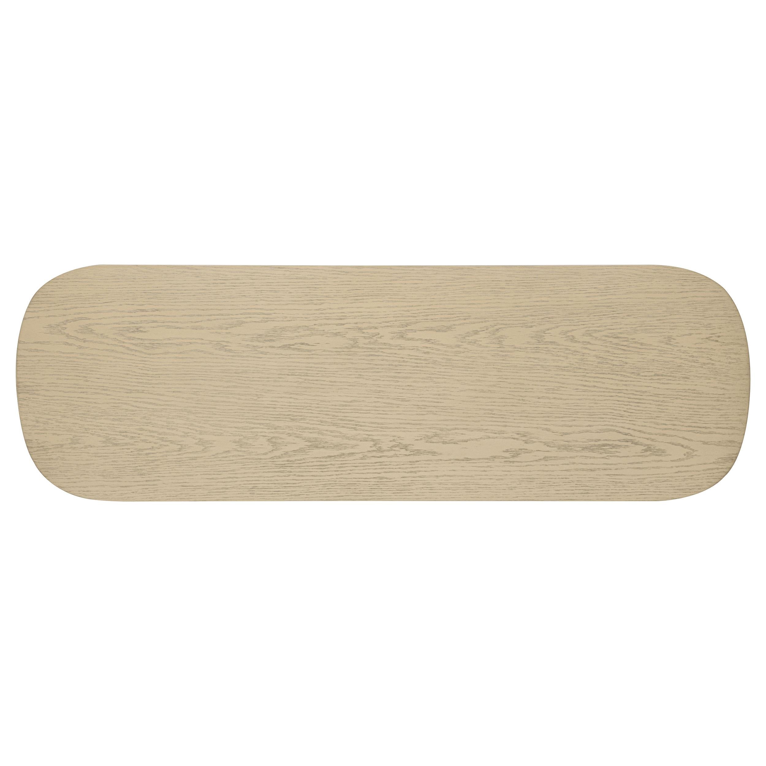 Coaster Furniture Kailani 706589 Coastal Sofa Console Table with Shelf - Beige Oak IMAGE 7