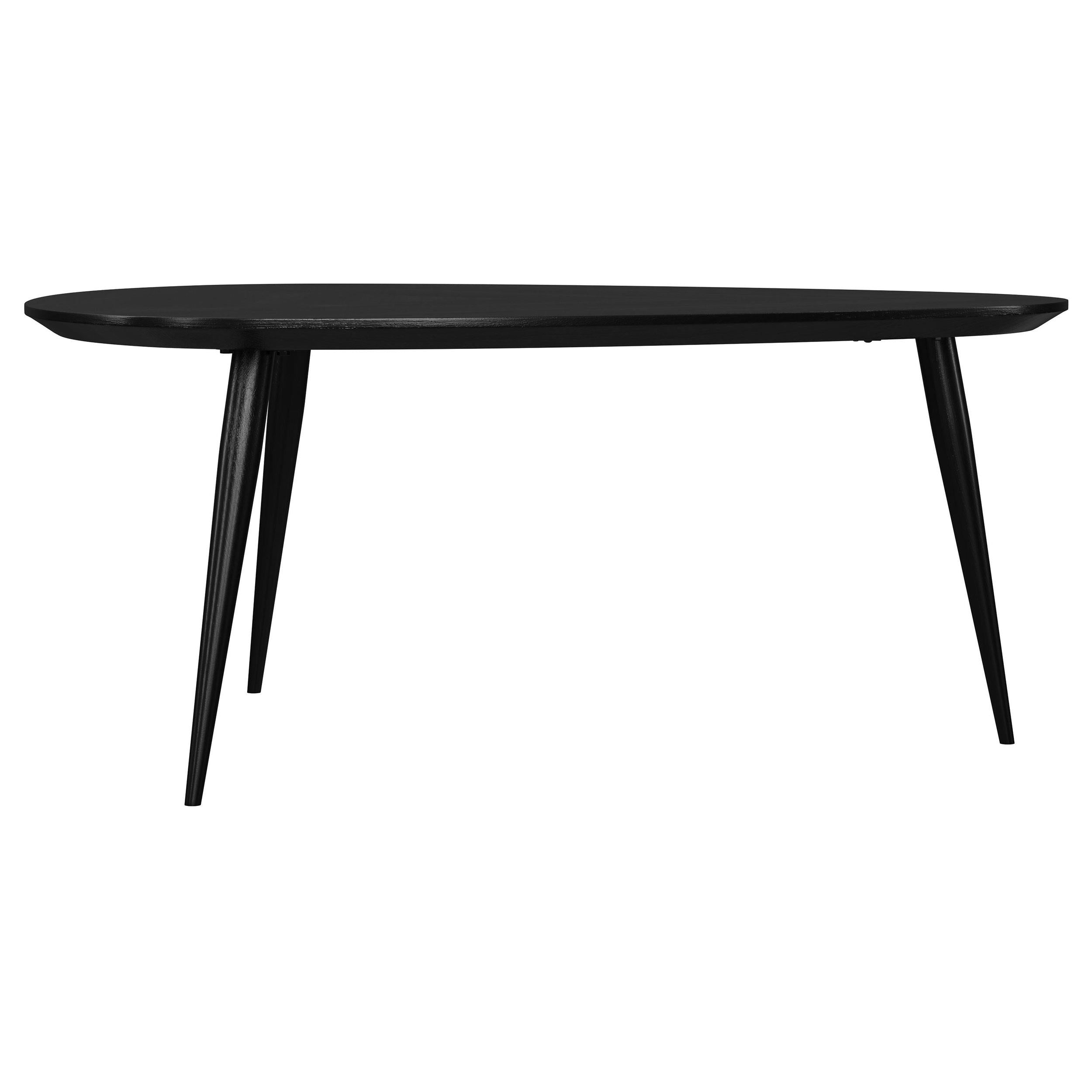  Coaster Furniture Odessa 707918-S2 2-piece Triangular Coffee and End Table Set - Black IMAGE 3