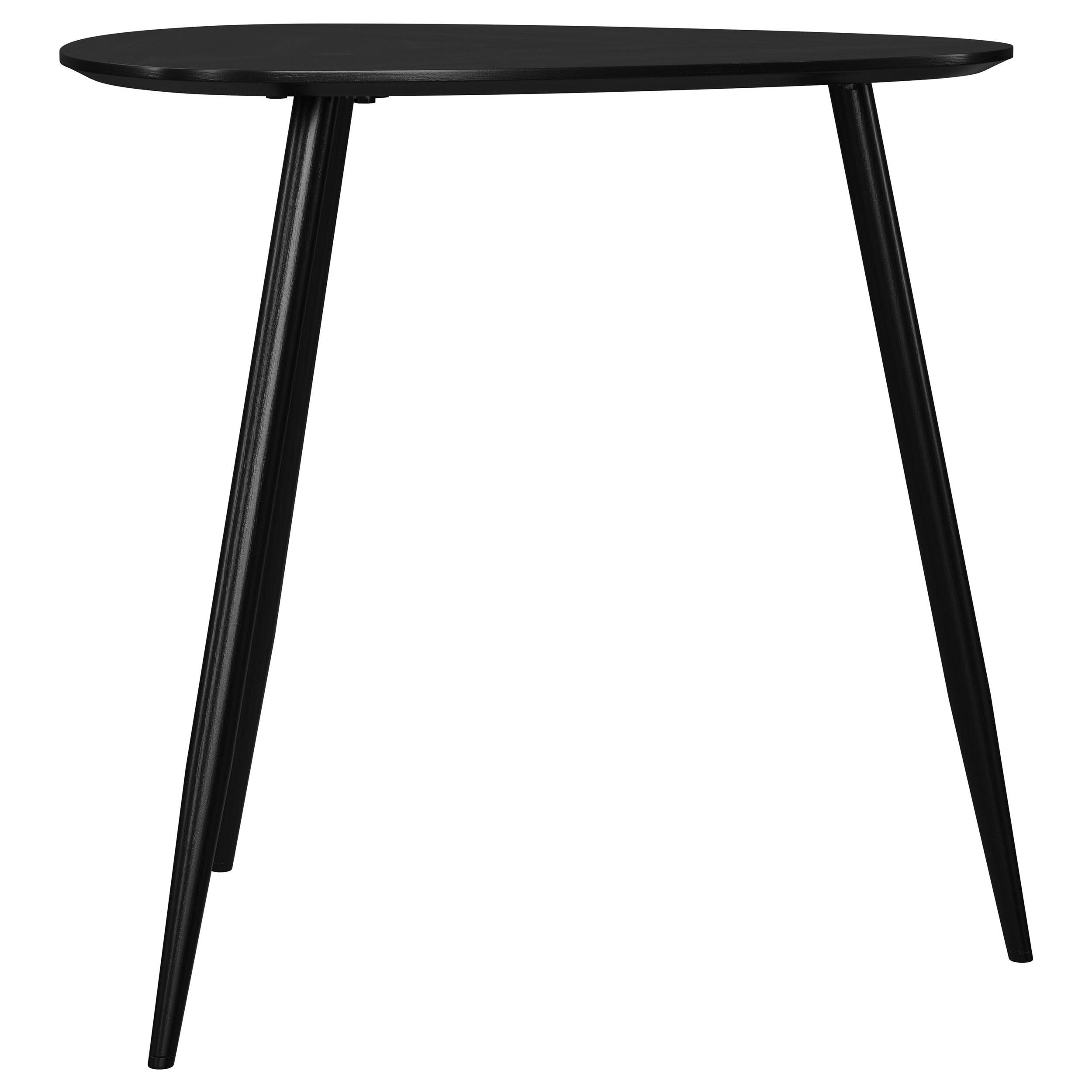  Coaster Furniture Odessa 707918-S2 2-piece Triangular Coffee and End Table Set - Black IMAGE 4
