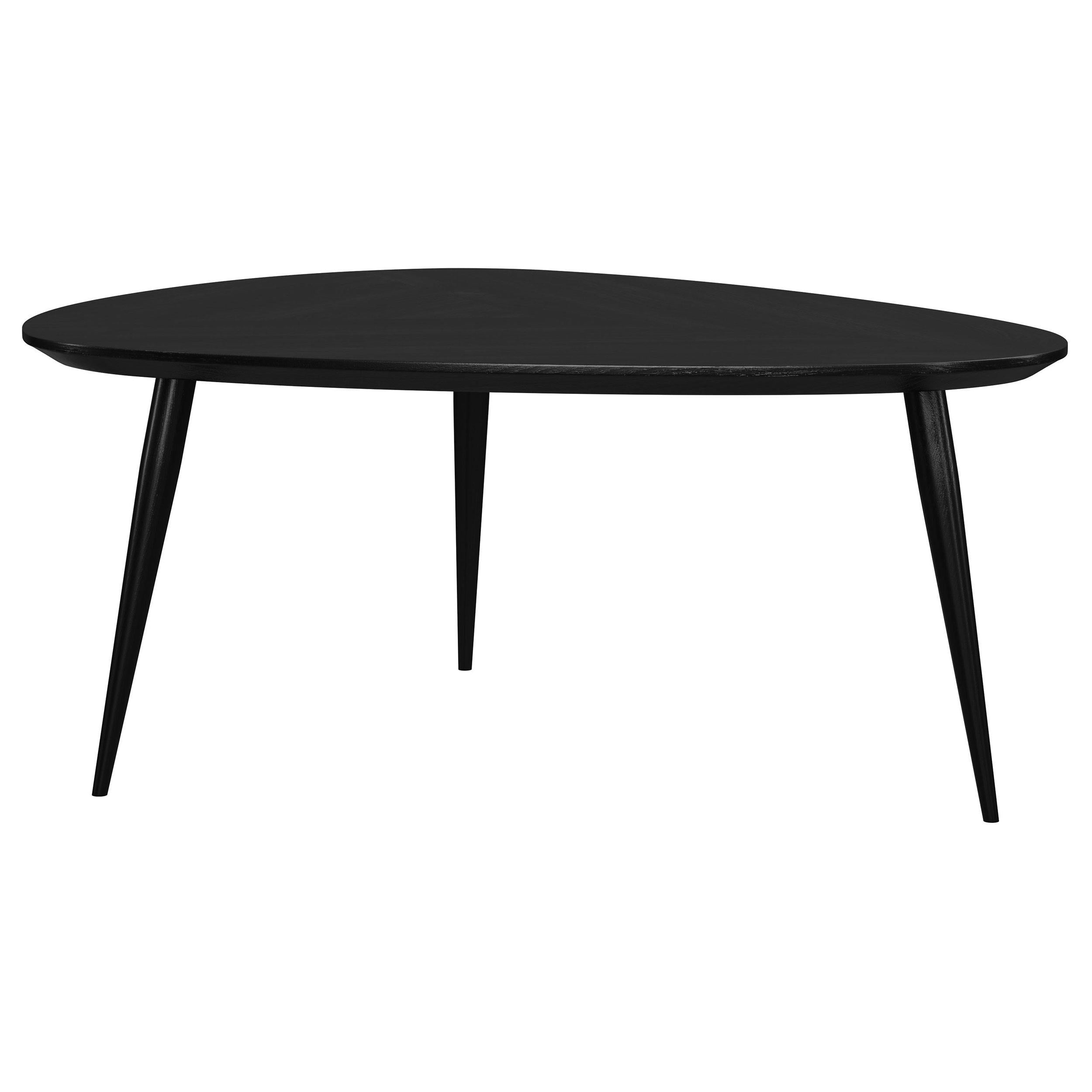  Coaster Furniture Odessa 707918-S3 3-piece Triangular Coffee and End Table Set - Black IMAGE 7