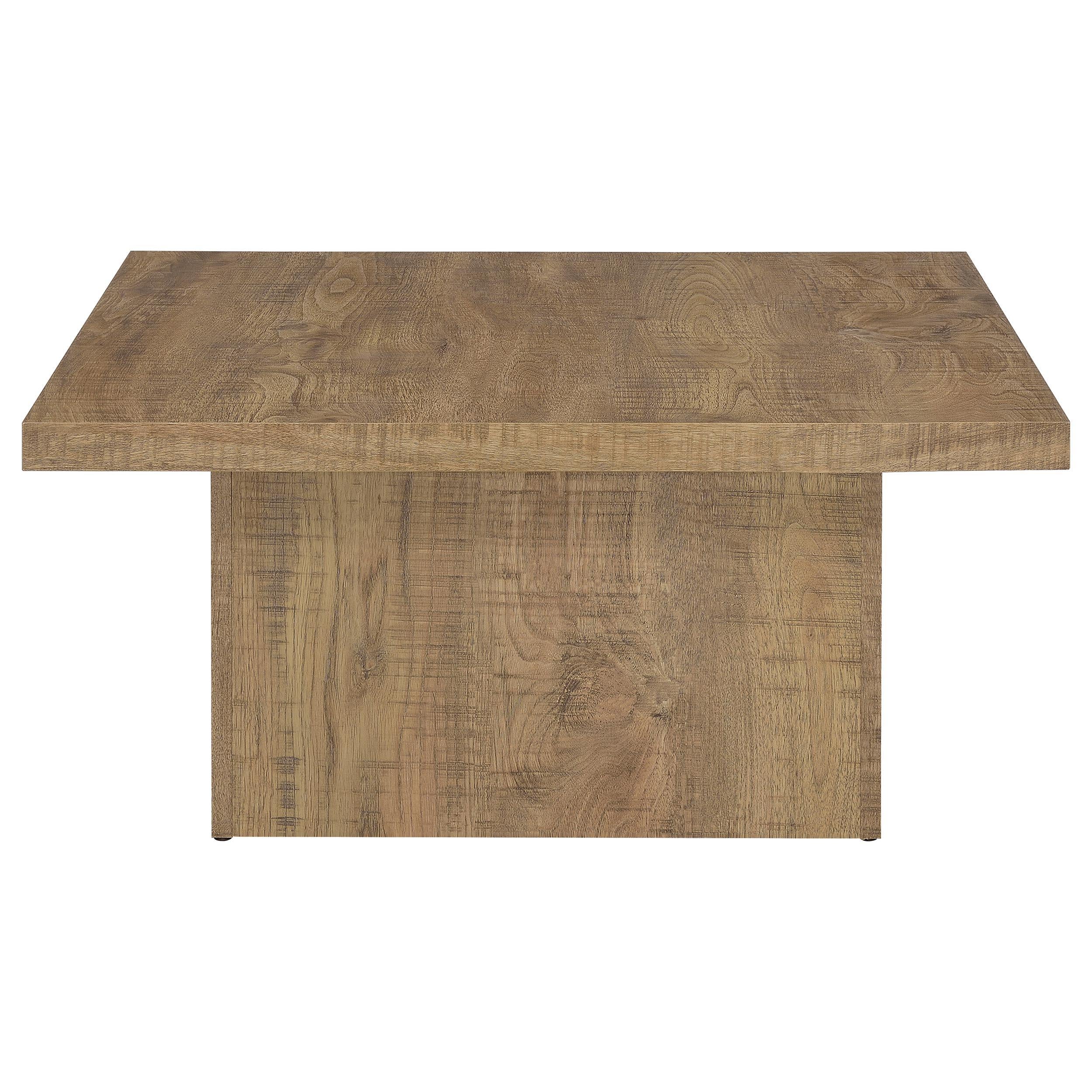  Coaster Furniture Devar 708068-S2 2-piece Square Coffee and End Table Set - Mango IMAGE 5