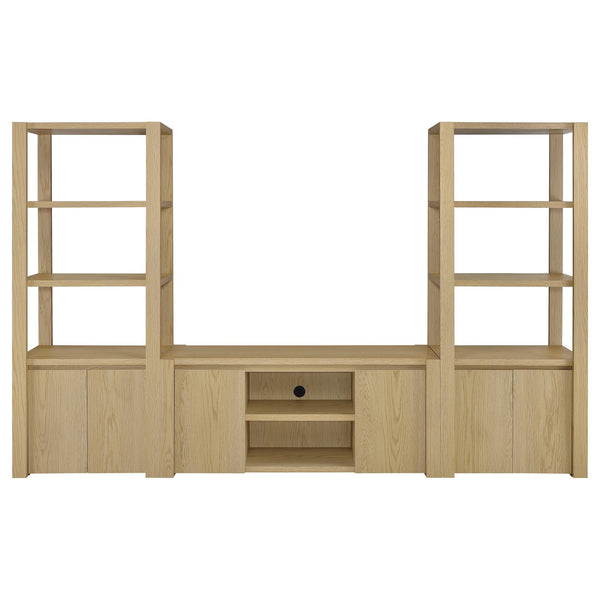Coaster Furniture Laurelton 708222-SET 3-piece Entertainment Center TV Stand - Light Oak