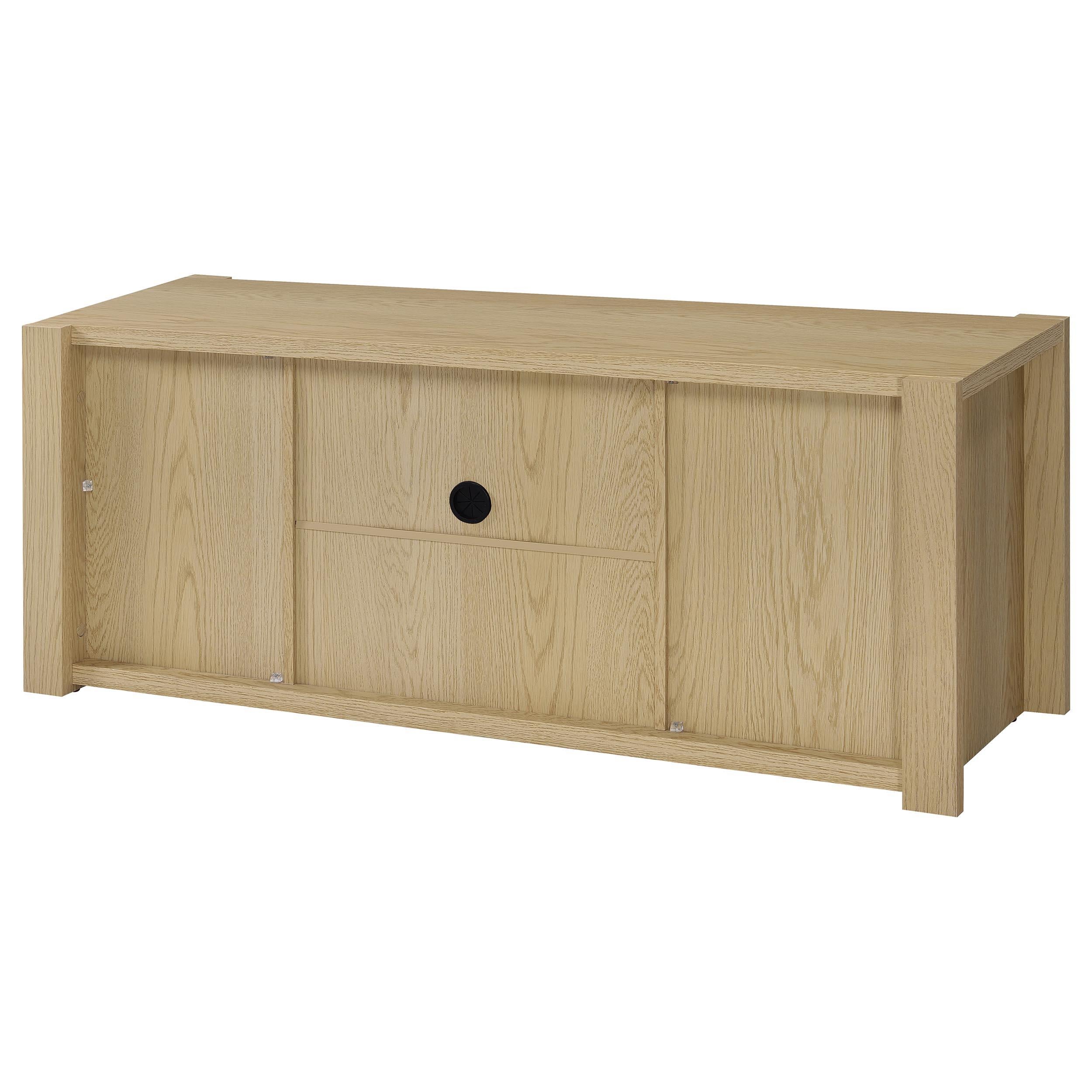  Coaster Furniture Laurelton 708222-SET 3-piece Entertainment Center TV Stand - Light Oak IMAGE 12