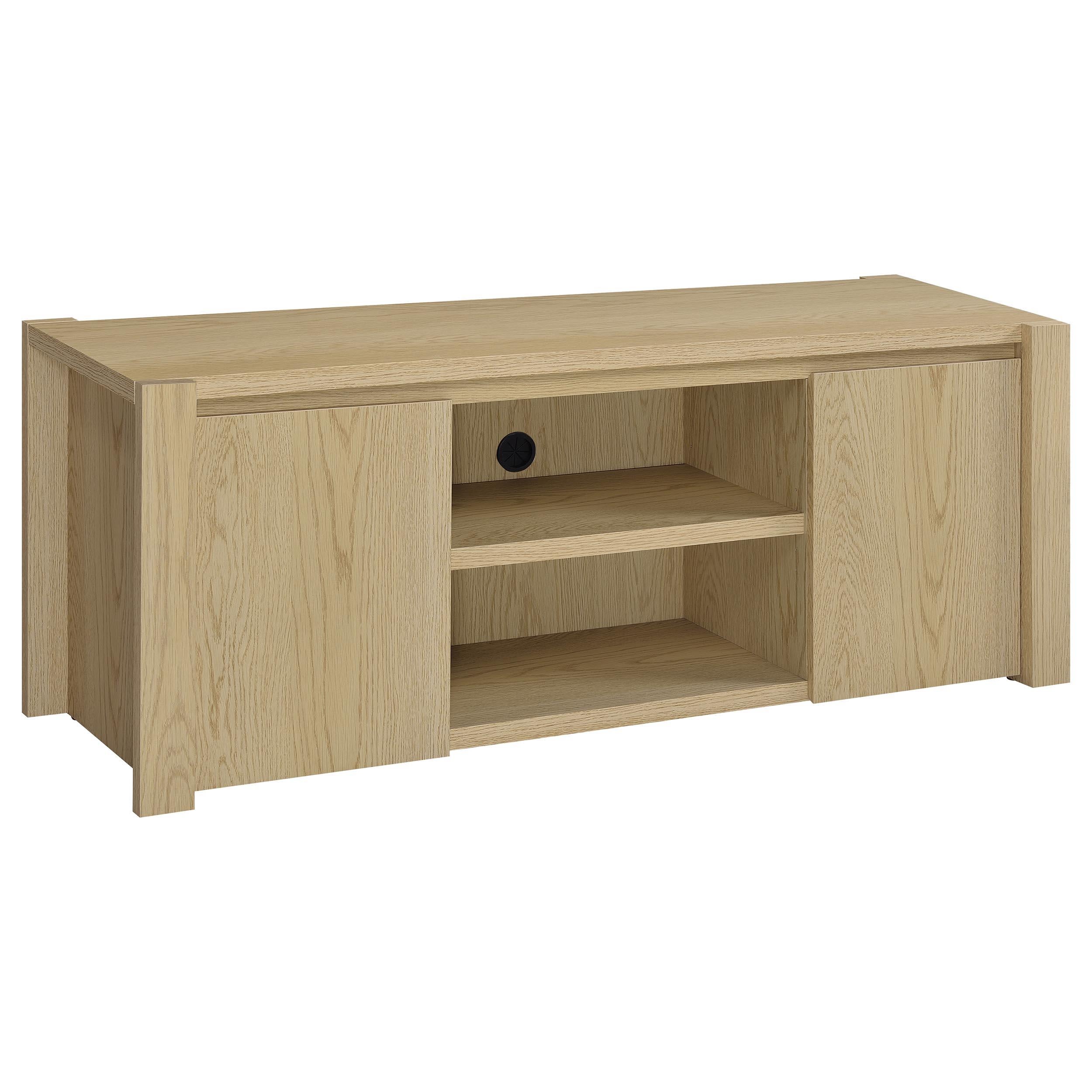  Coaster Furniture Laurelton 708222-SET 3-piece Entertainment Center TV Stand - Light Oak IMAGE 13