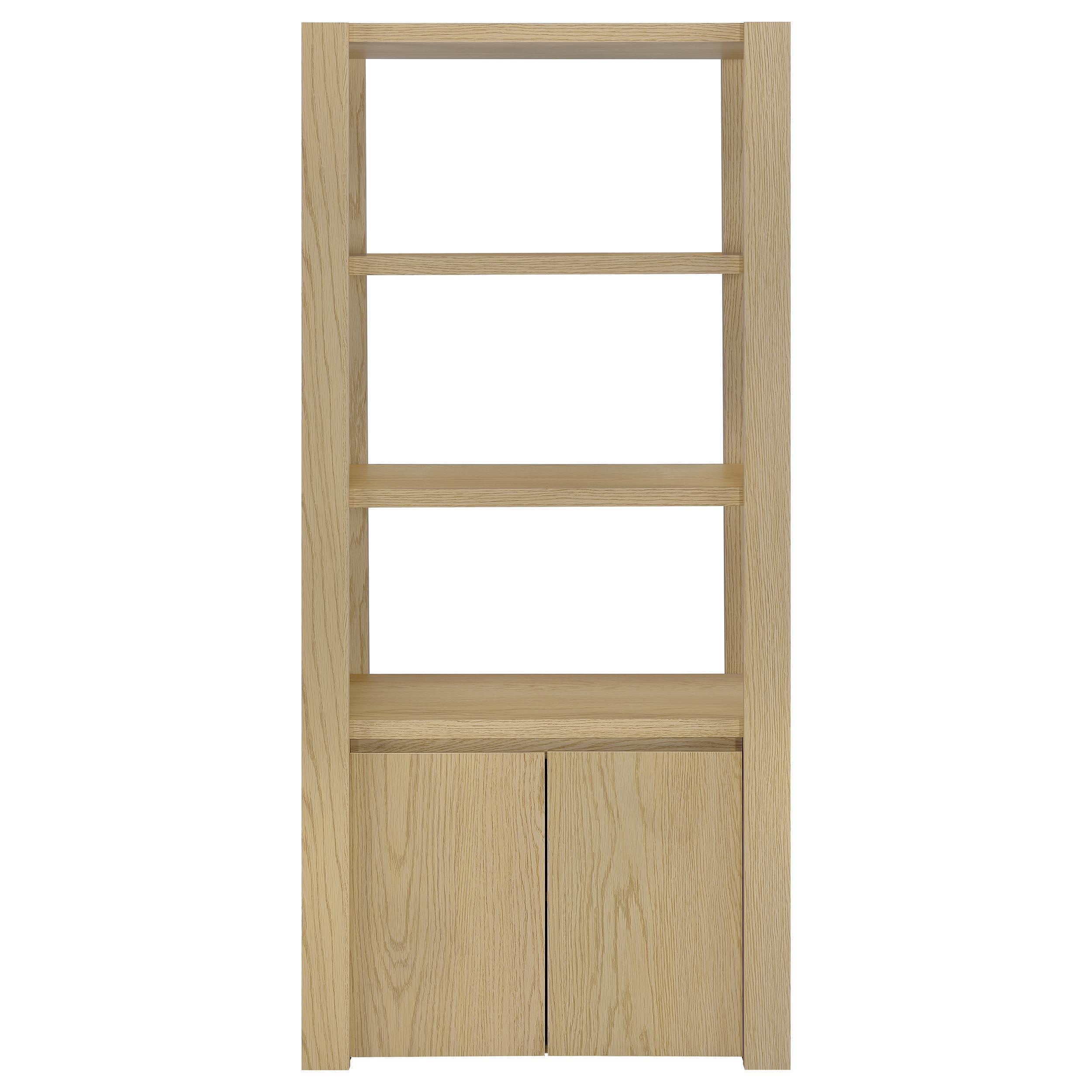  Coaster Furniture Laurelton 708222-SET 3-piece Entertainment Center TV Stand - Light Oak IMAGE 9
