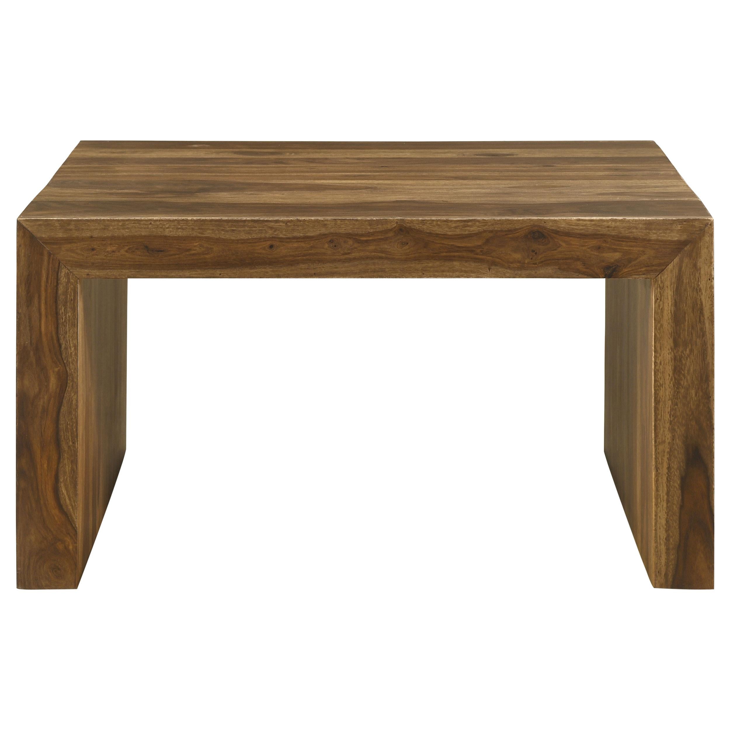  Coaster Furniture Odilia 708418-S3 3-piece Solid Wood Coffee and End Table Set - Auburn IMAGE 11