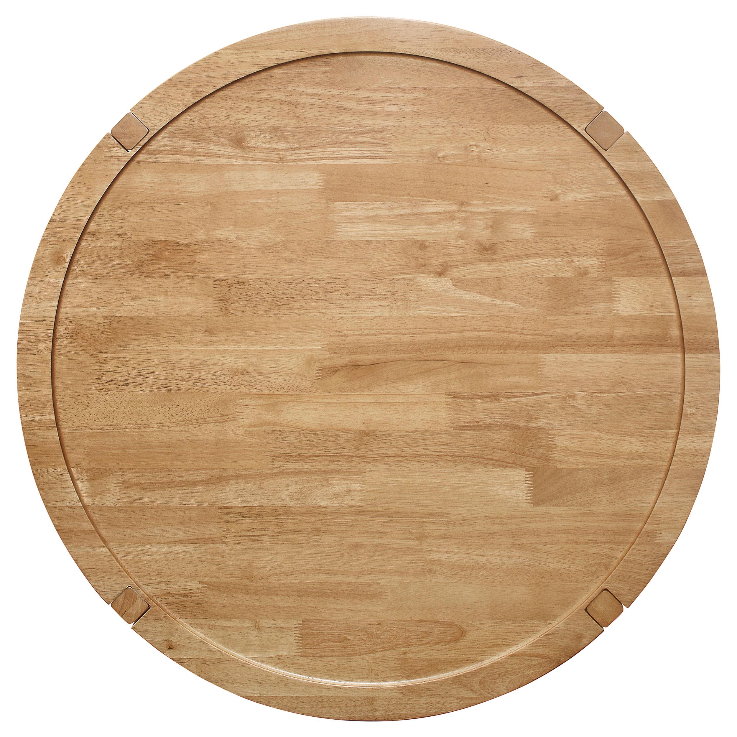  Coaster Furniture Camillo 709698-S3 3-piece Round Coffee and End Table Set - Maple IMAGE 6