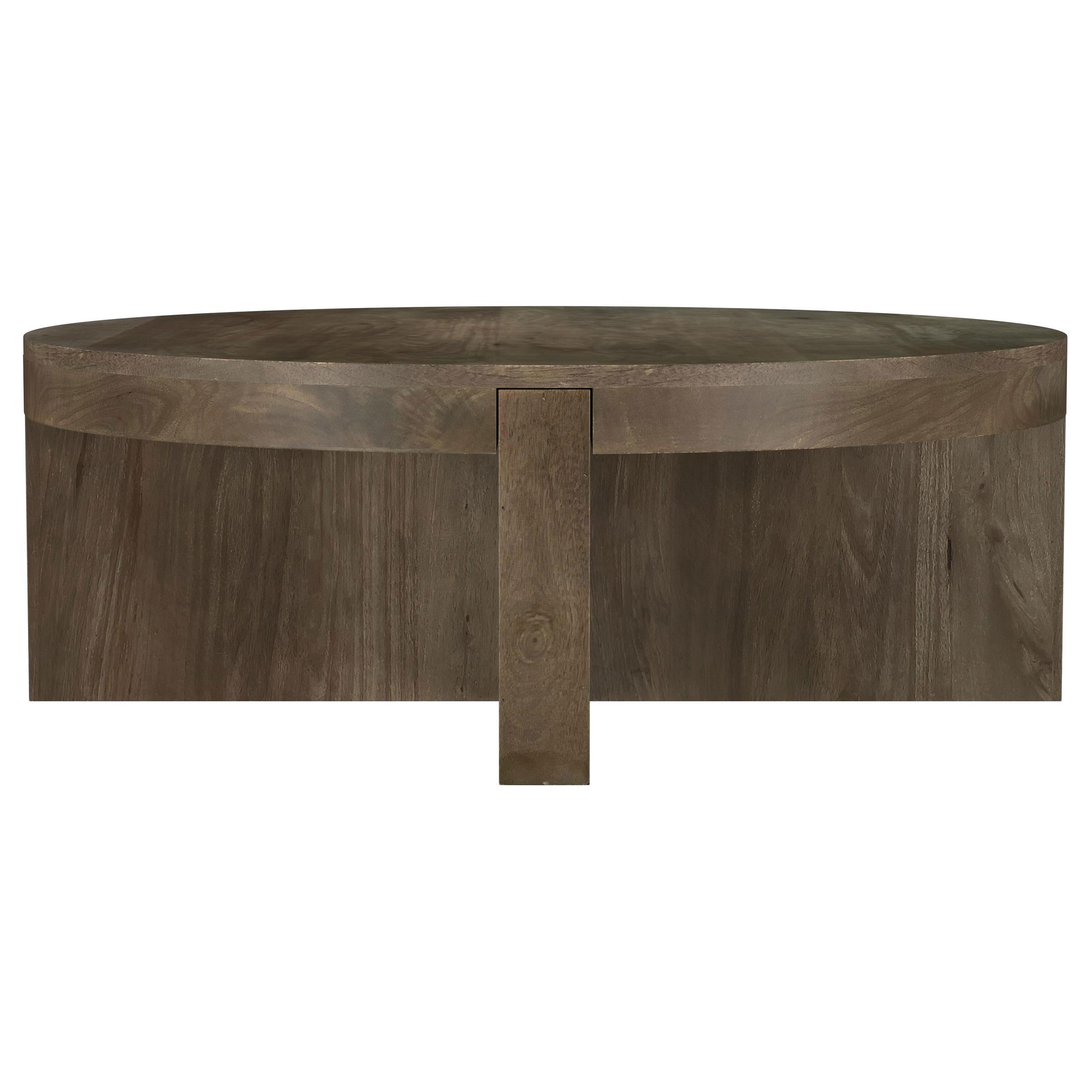  Coaster Furniture Kinkaid 710138-S2 2-piece Solid Wood Coffee and End Table Set - Brown IMAGE 7