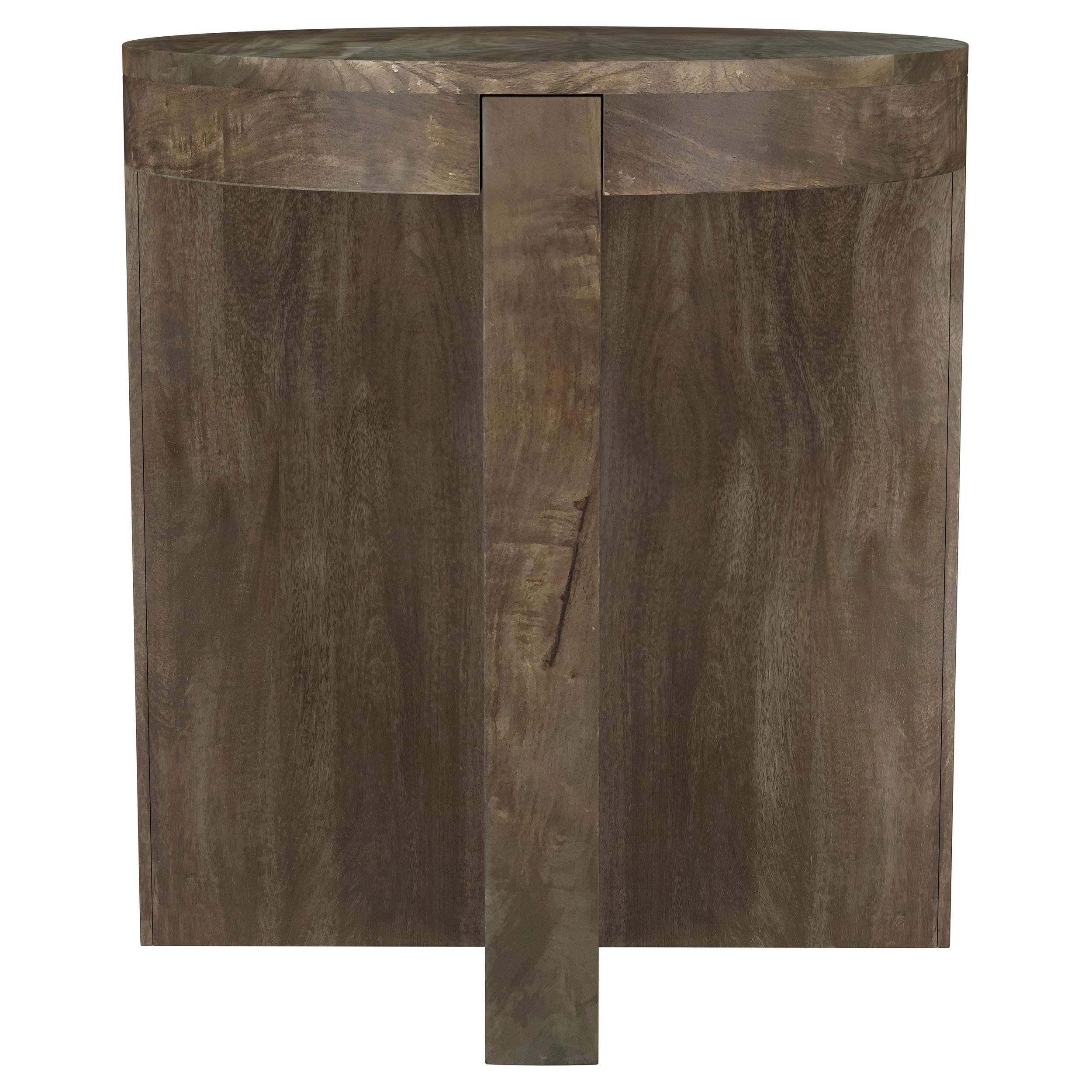  Coaster Furniture Kinkaid 710138-S2 2-piece Solid Wood Coffee and End Table Set - Brown IMAGE 9