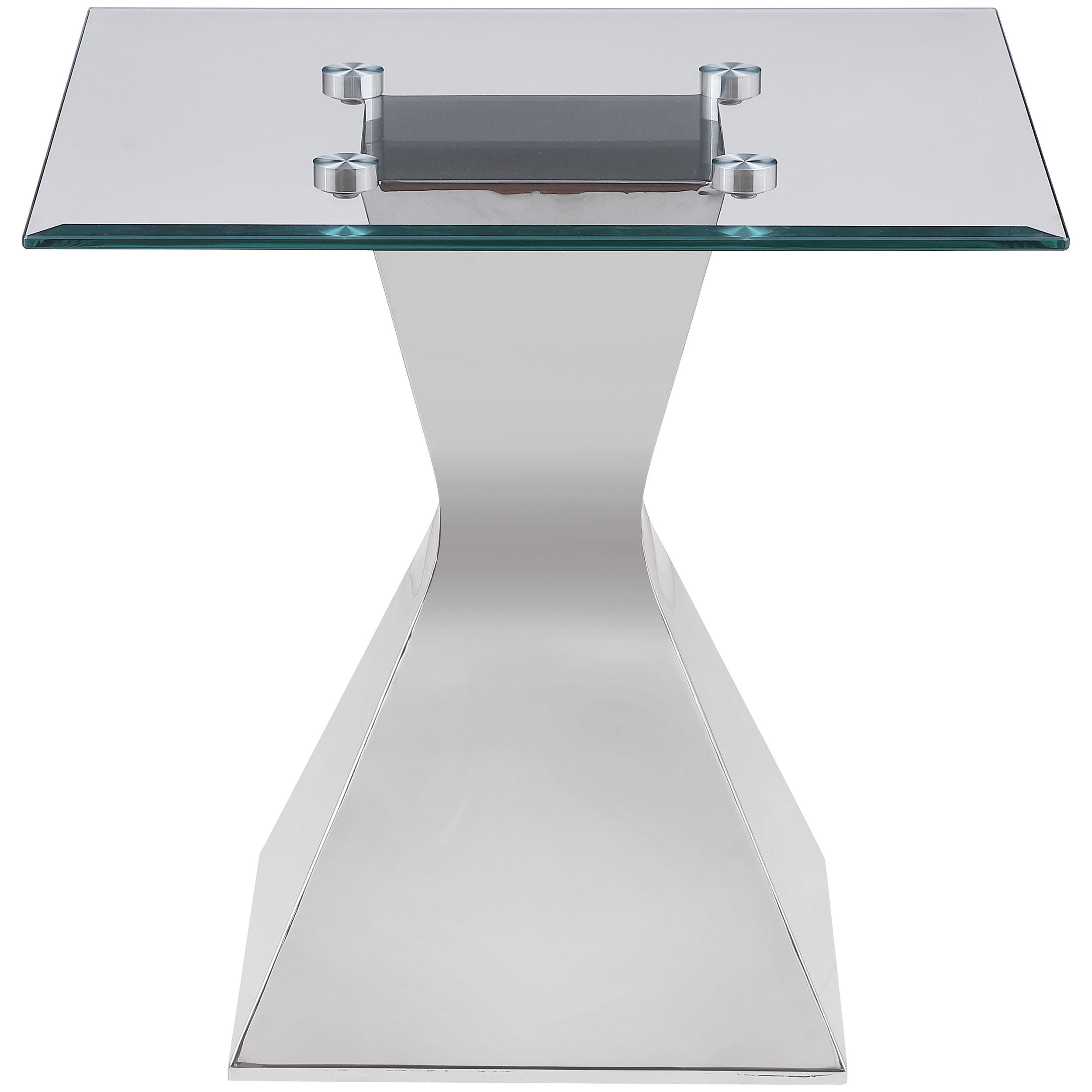  Coaster Furniture Jenny 710208-S3 3-piece Rectangular Coffee and End Table Set - Chrome IMAGE 6