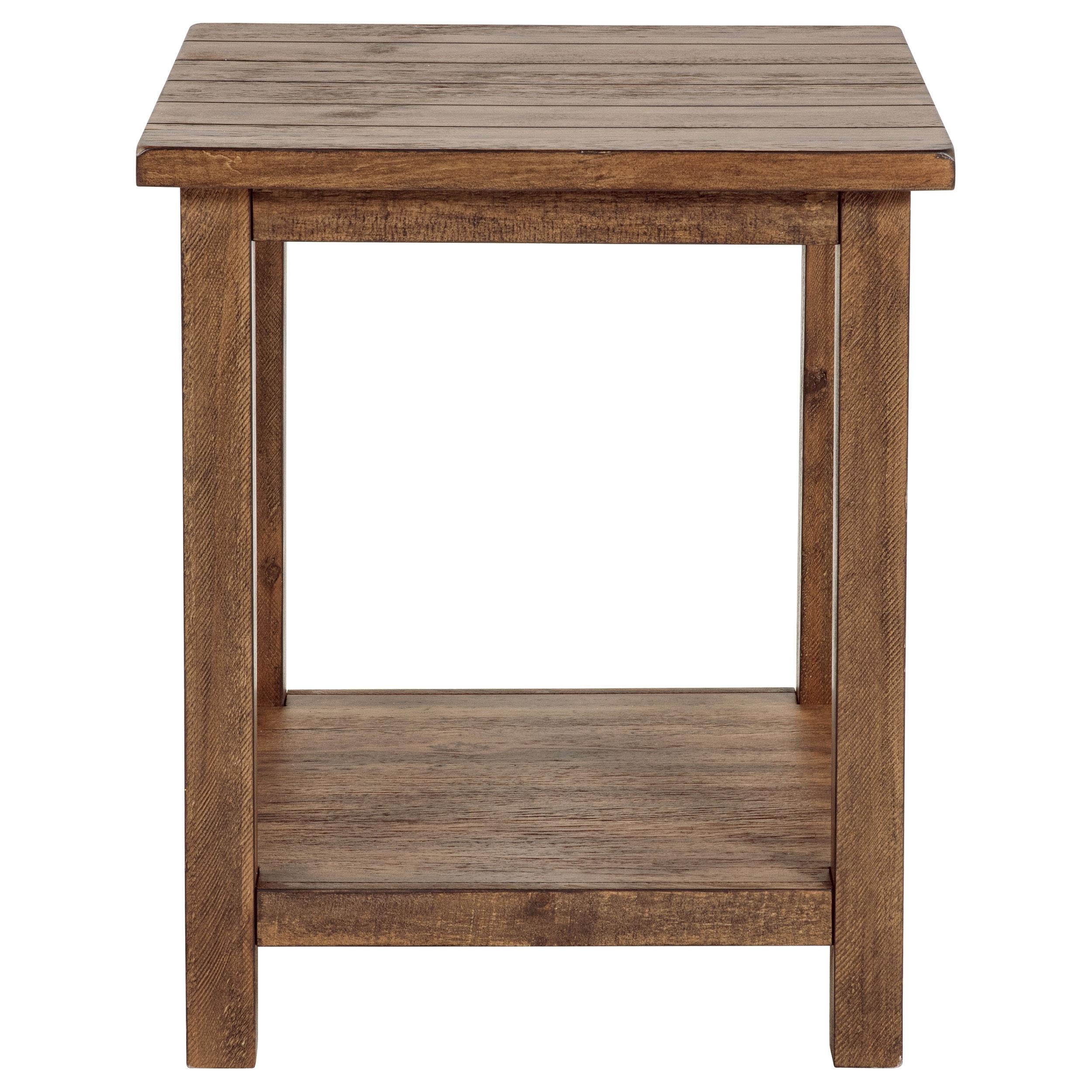  Coaster Furniture Payne 710548-S3A 3-piece Coffee and End Table Set - Distressed Brown IMAGE 10