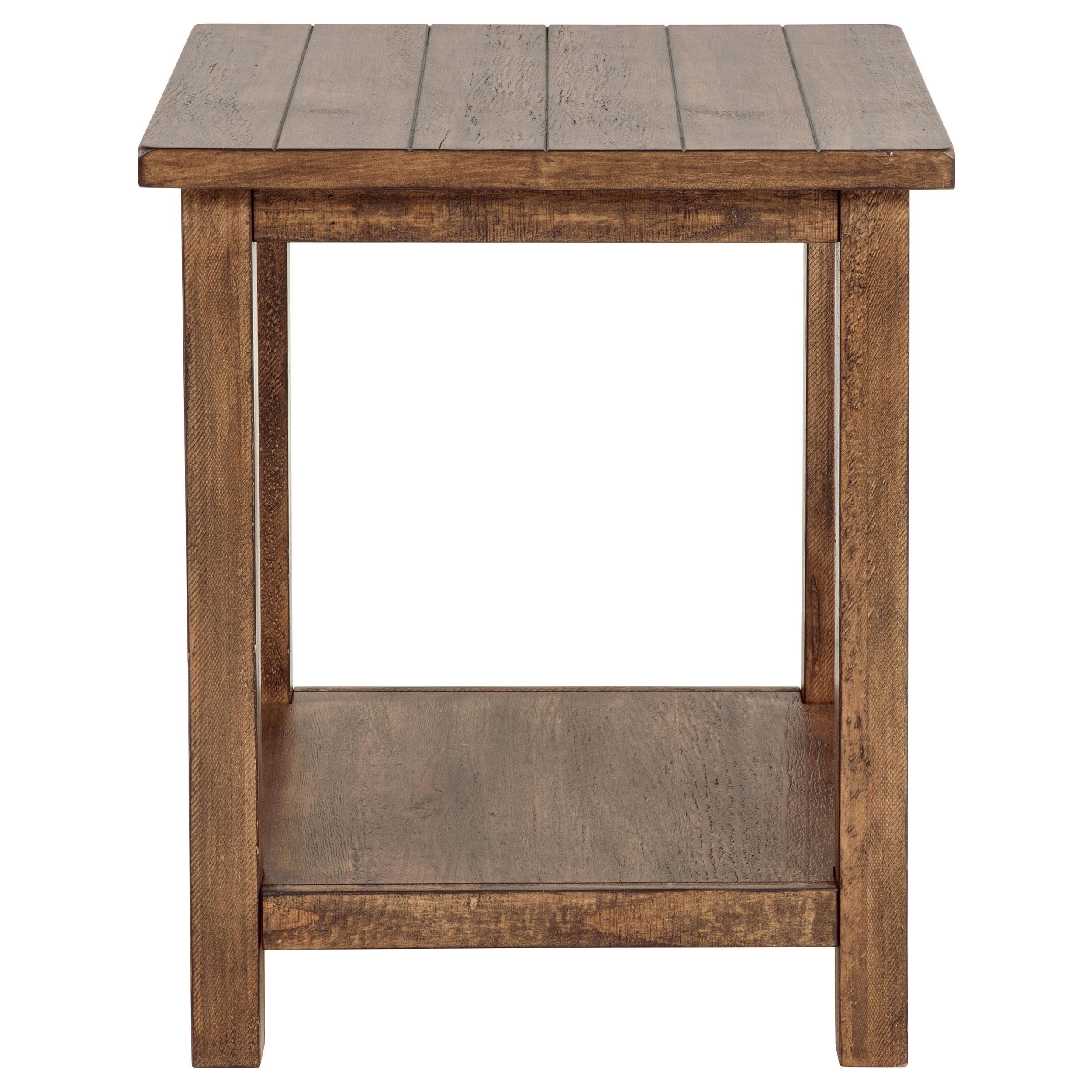  Coaster Furniture Payne 710548-S3A 3-piece Coffee and End Table Set - Distressed Brown IMAGE 5