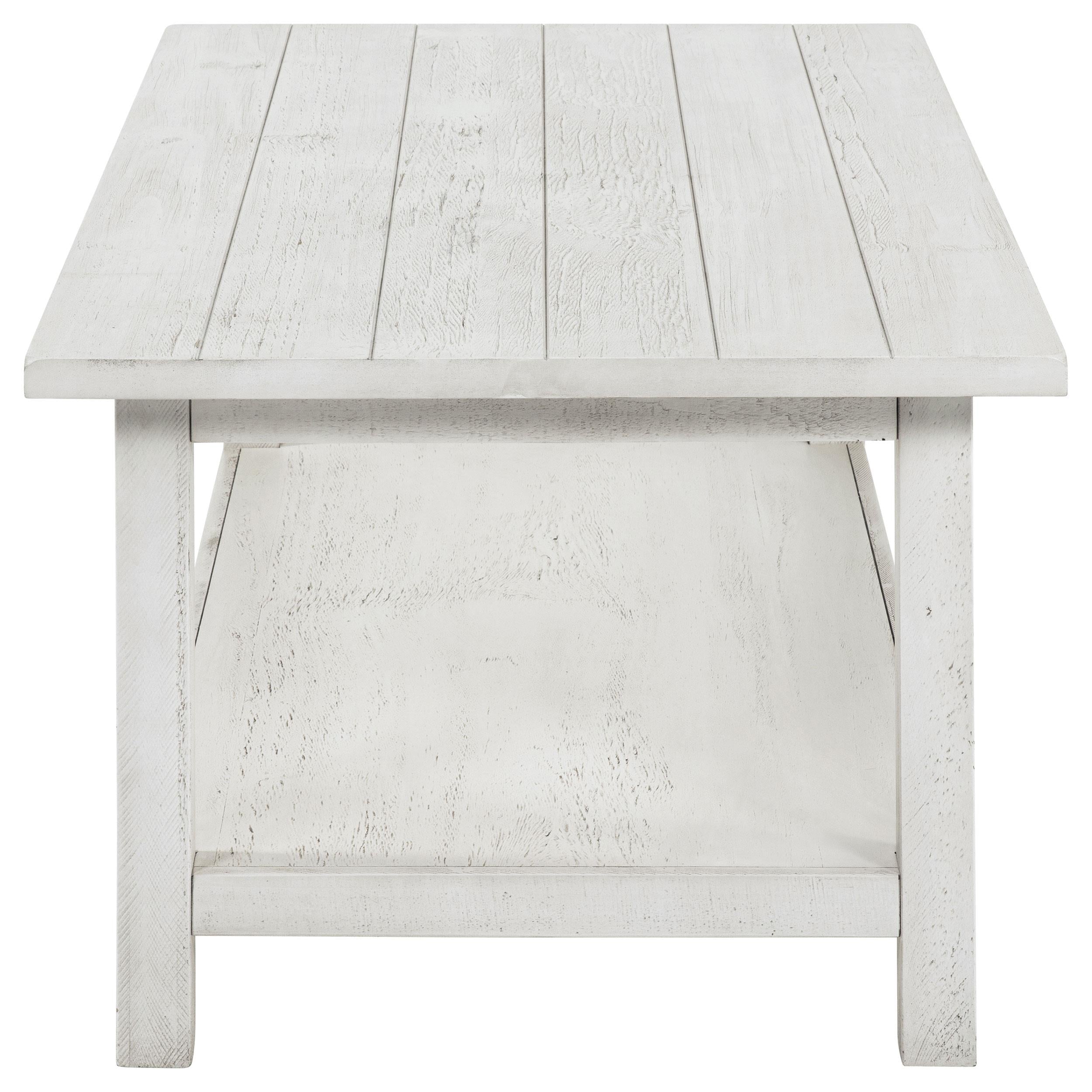 Coaster Furniture Payne 710558-S2A 2-piece Coffee and End Table Set - Distressed White IMAGE 4