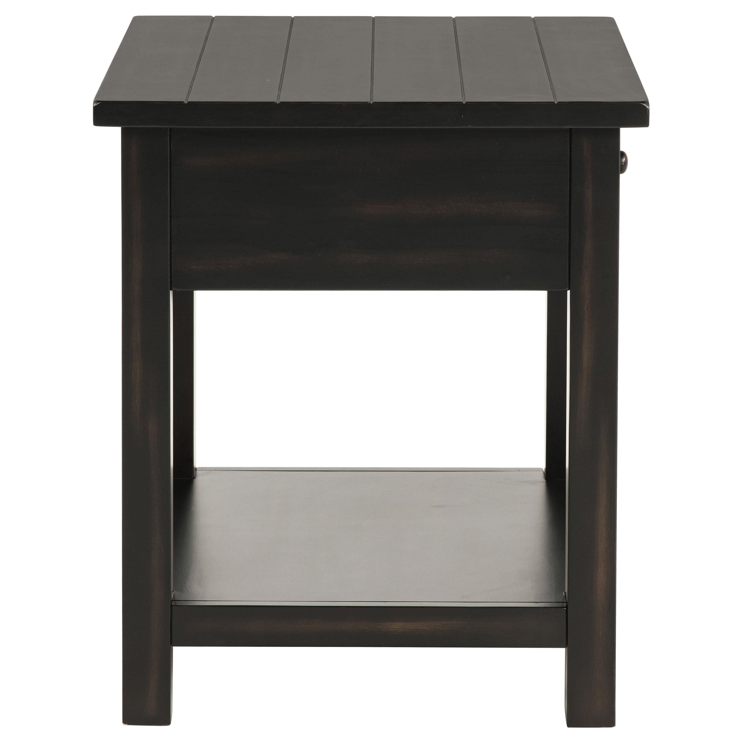  Coaster Furniture Payne 710568-S2 2-piece Coffee and 1-drawer End Table Set - Java IMAGE 3