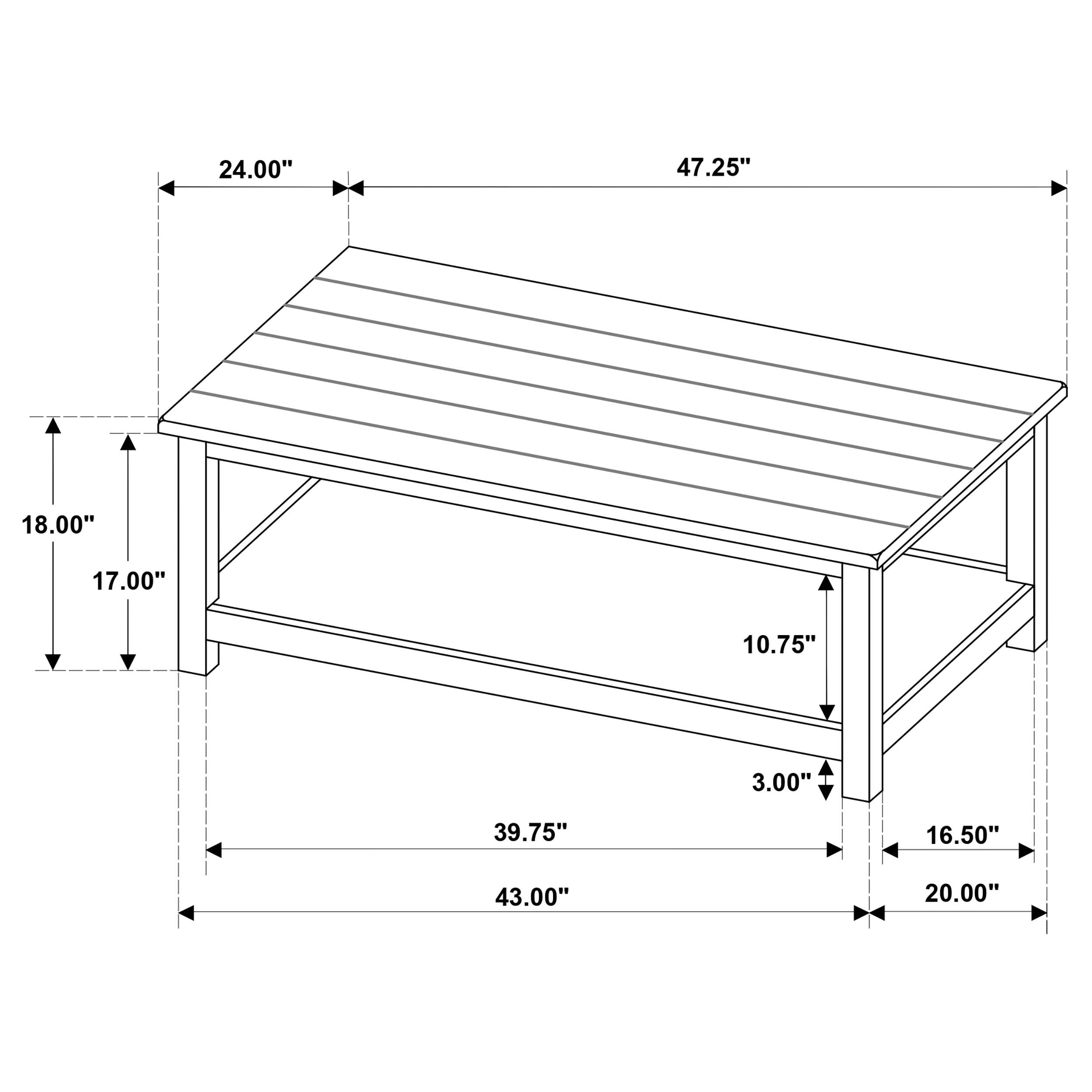  Coaster Furniture Payne 710568-S3 3-piece Coffee and 1-drawer End Table Set - Java IMAGE 13