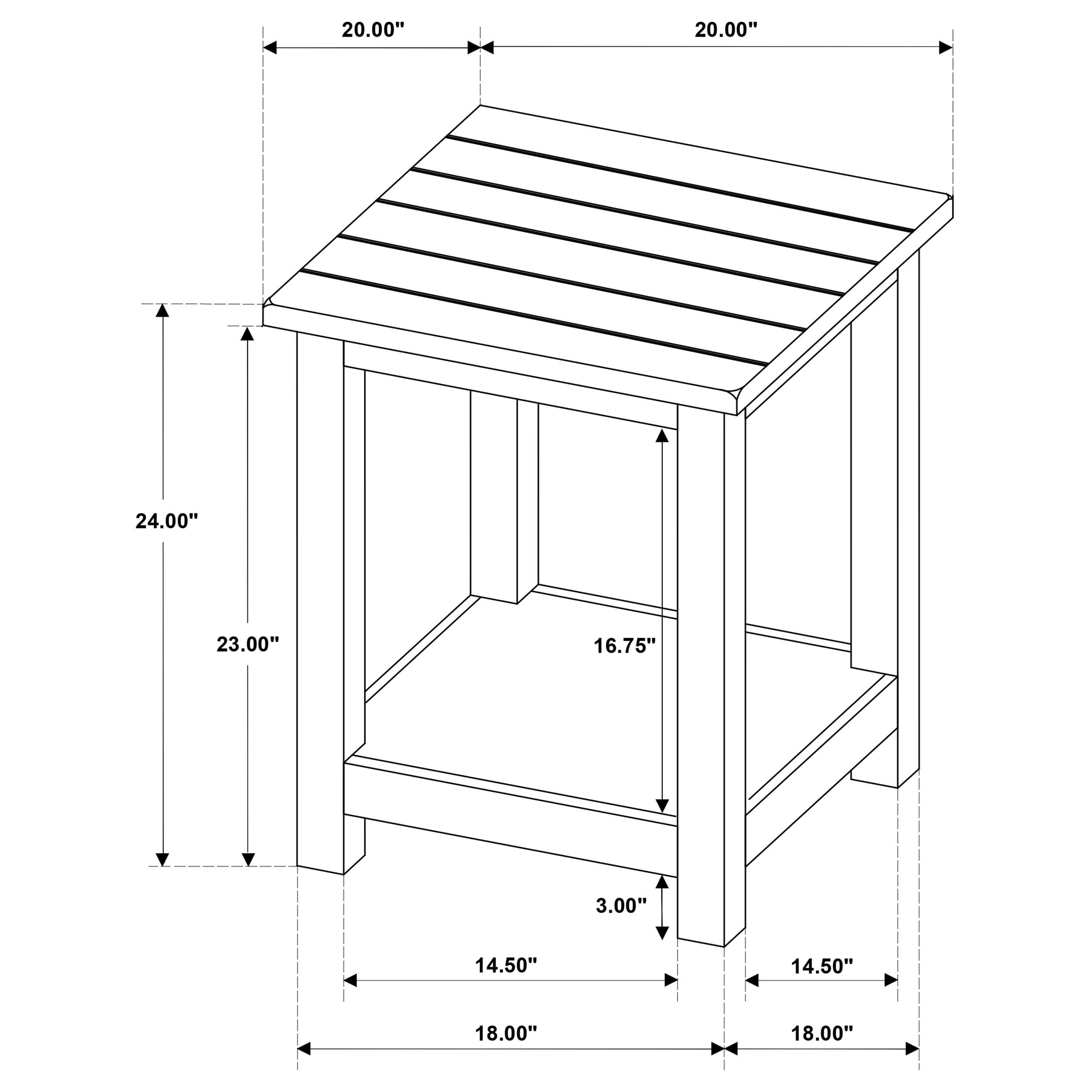  Coaster Furniture Payne 710568-S3A 3-piece Coffee and End Table Set - Distressed Java IMAGE 11