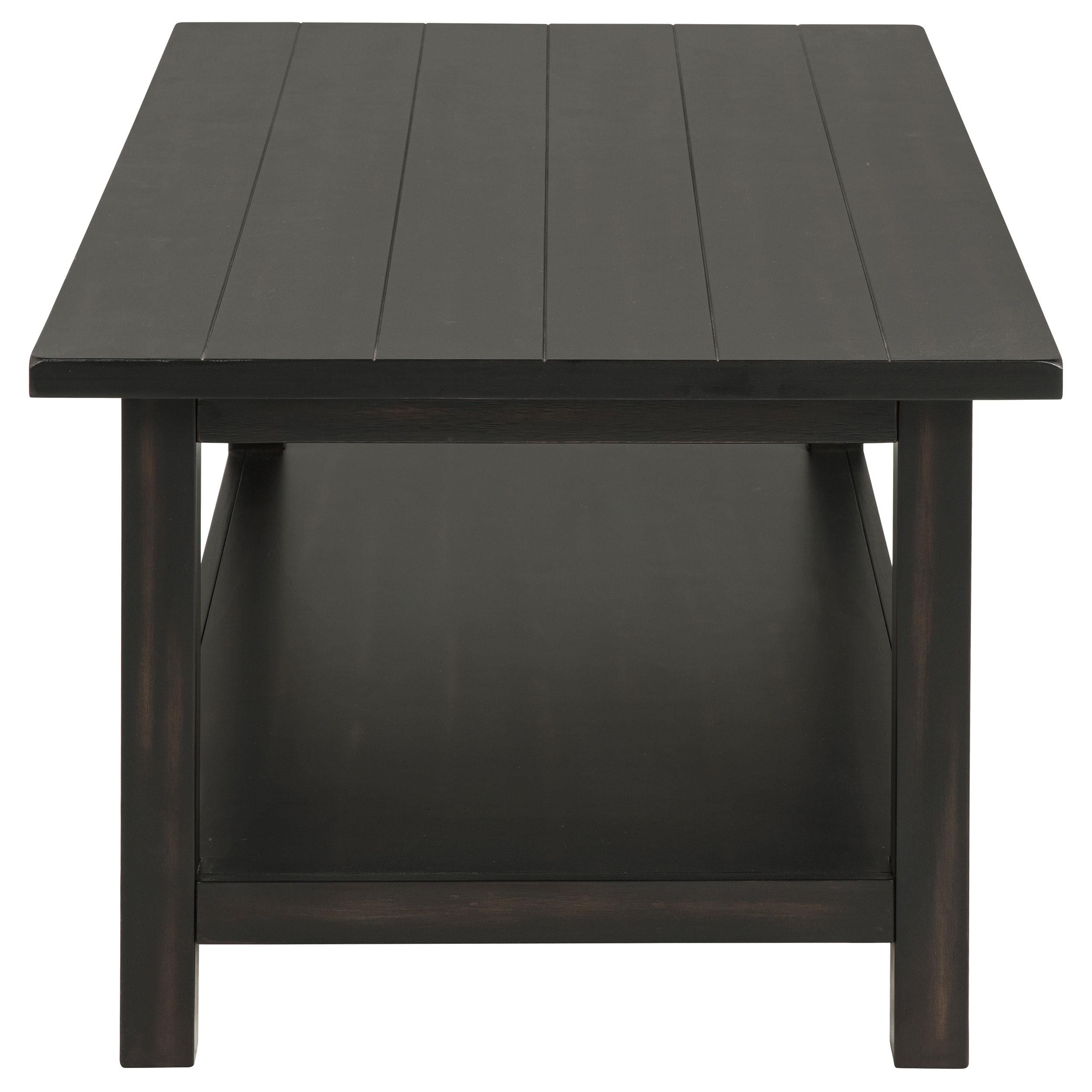  Coaster Furniture Payne 710568-S3A 3-piece Coffee and End Table Set - Distressed Java IMAGE 4