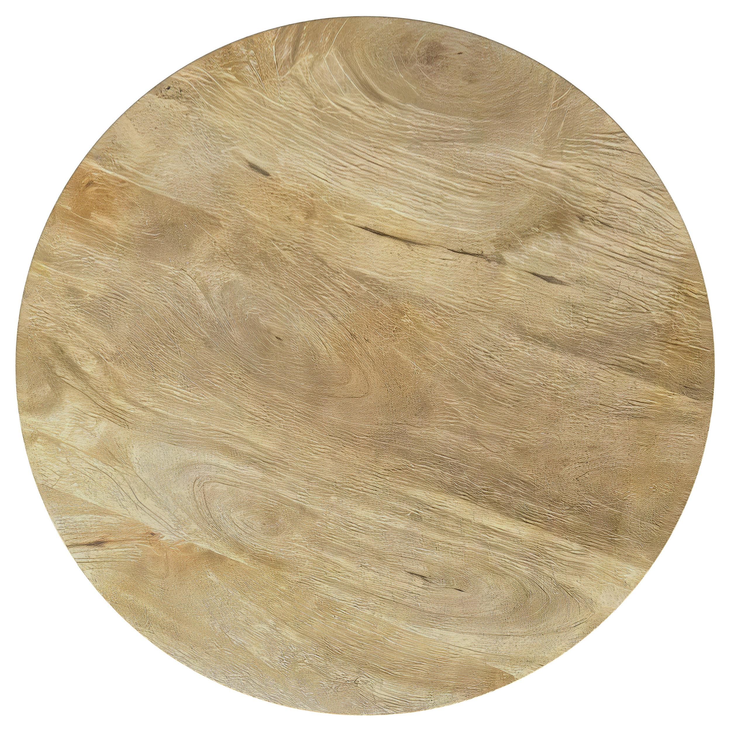  Coaster Furniture Touhy 710608-S2 2-piece Round Coffee and End Table Set - Natural Mango IMAGE 6
